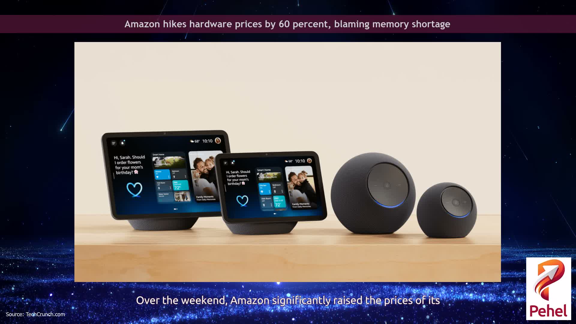 Amazon hikes hardware prices by 60 percent, blaming memory shortage