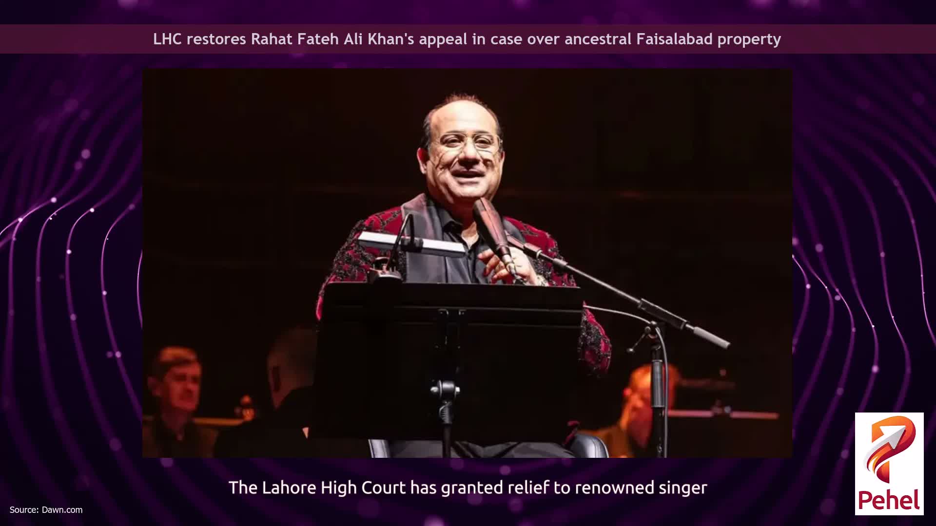 LHC restores Rahat Fateh Ali Khan's appeal in case over ancestral Faisalabad property