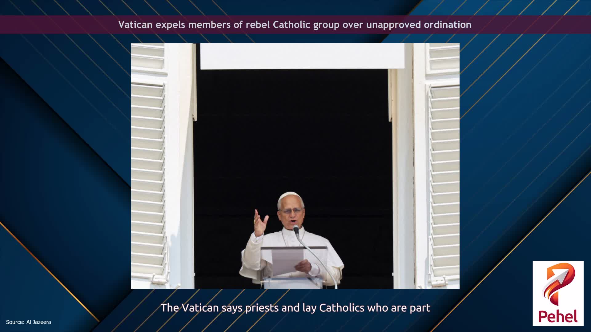 Vatican expels members of rebel Catholic group over unapproved ordination