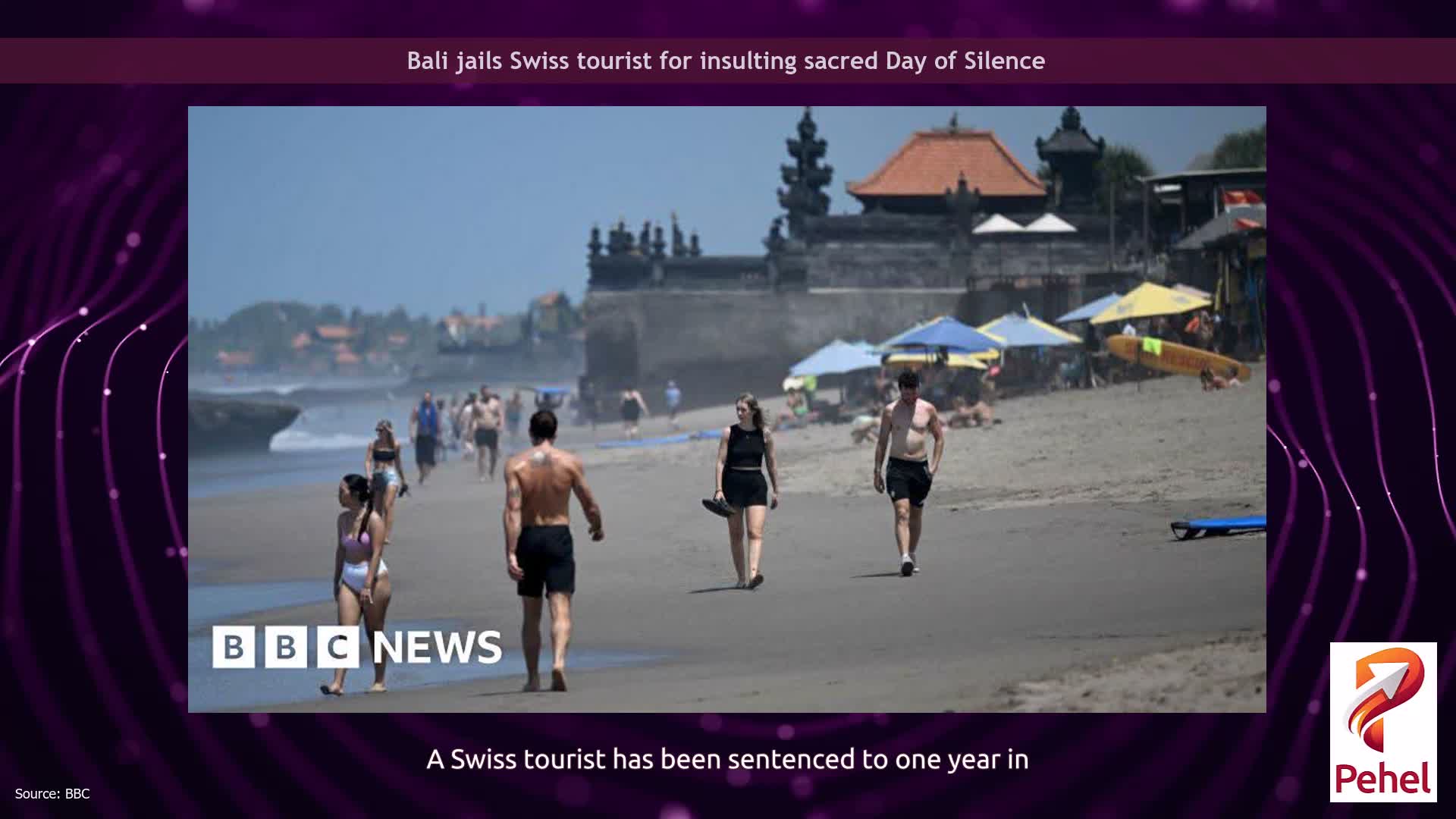 Bali jails Swiss tourist for insulting sacred Day of Silence