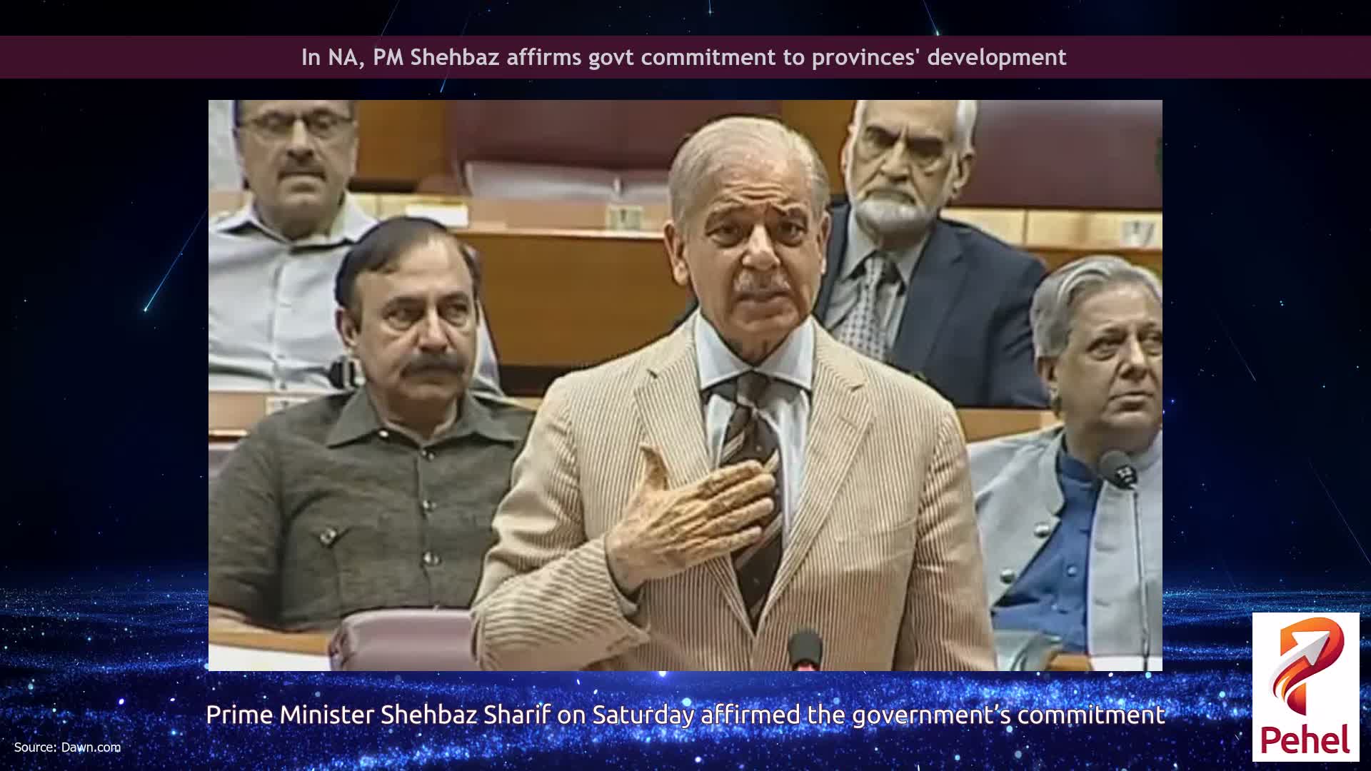 In NA, PM Shehbaz affirms govt commitment to provinces' development