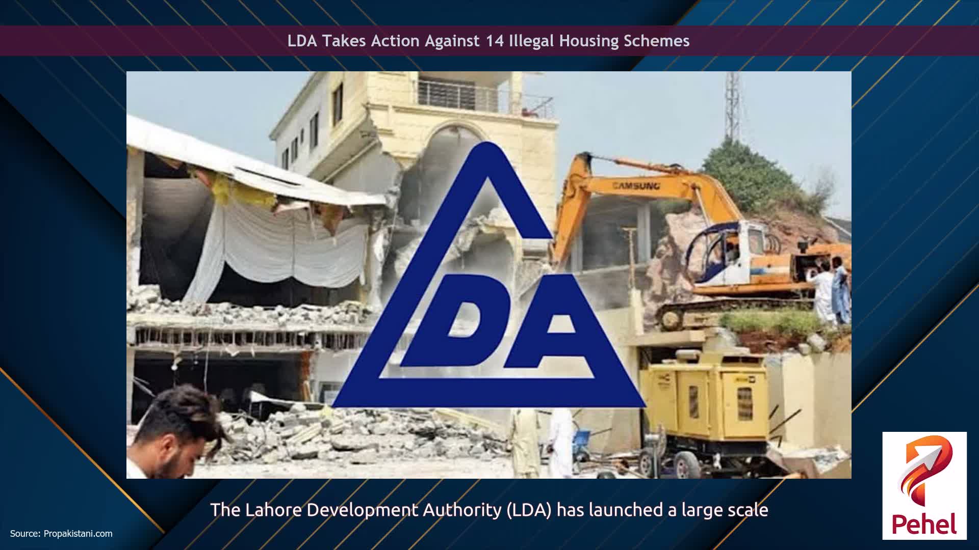 LDA Takes Action Against 14 Illegal Housing Schemes