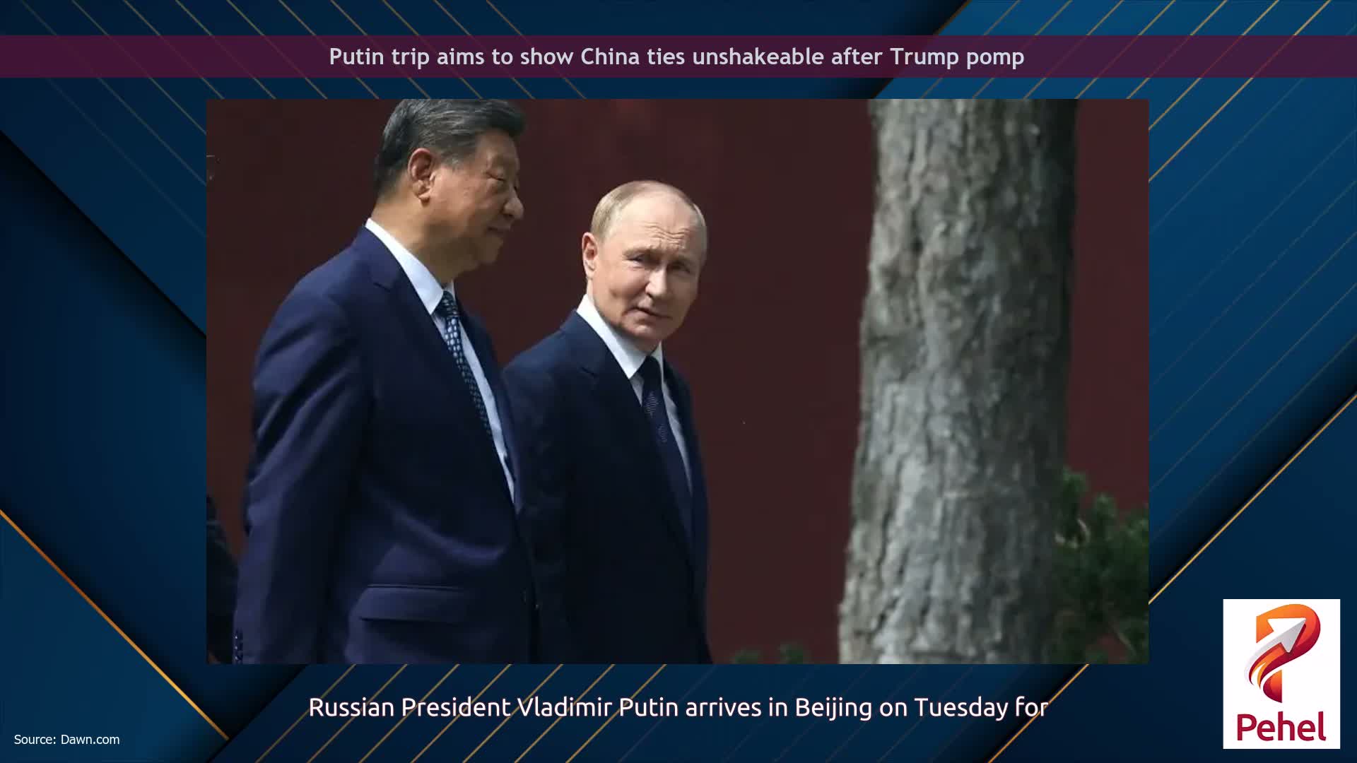 Putin trip aims to show China ties unshakeable after Trump pomp