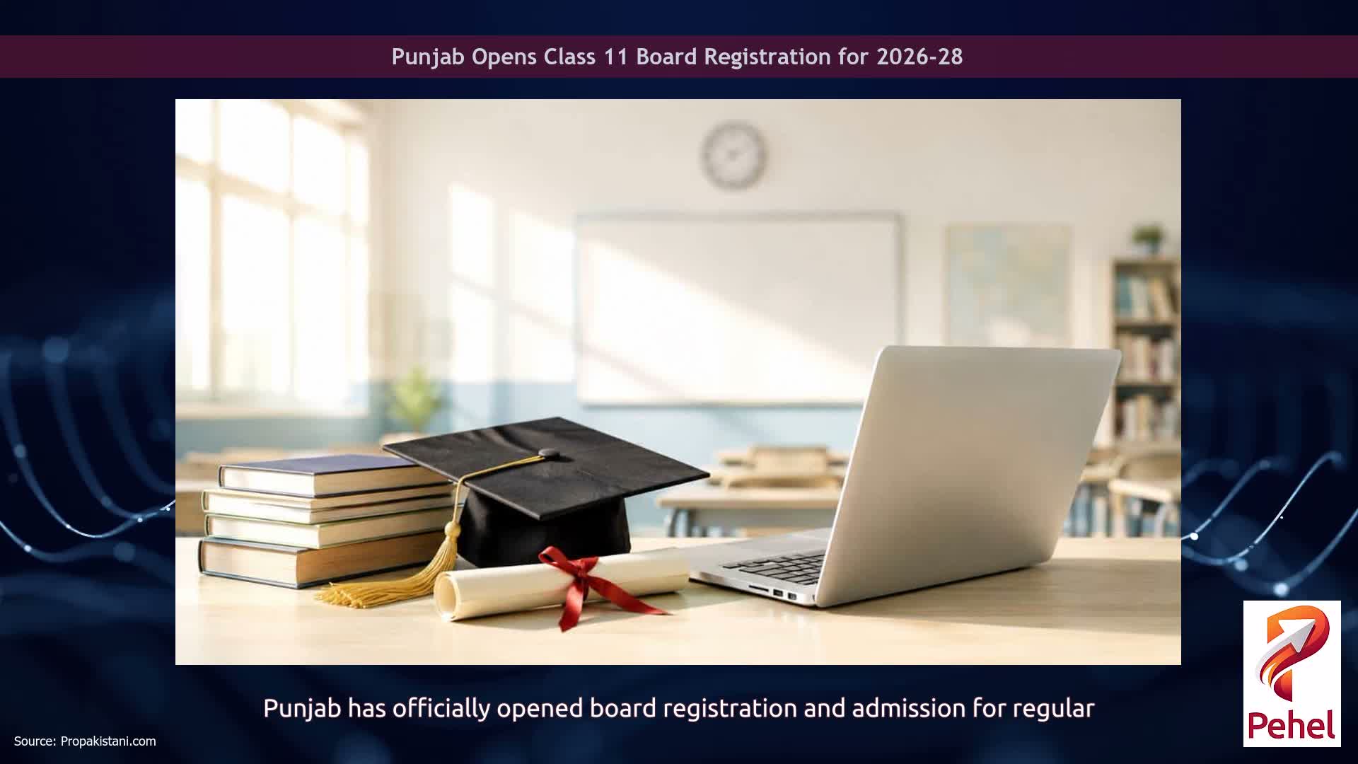 Punjab Opens Class 11 Board Registration for 2026-28