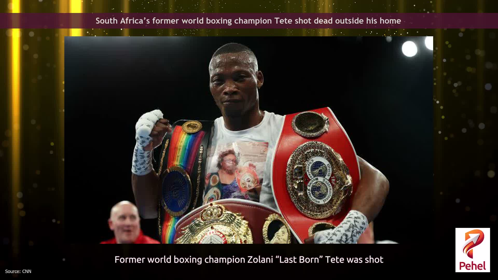 South Africa’s former world boxing champion Tete shot dead outside his home