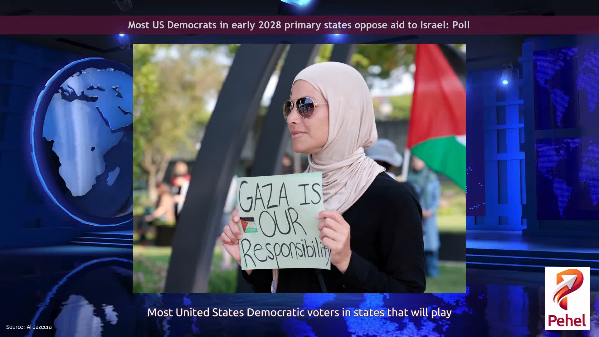 Most US Democrats in early 2028 primary states oppose aid to Israel: Poll