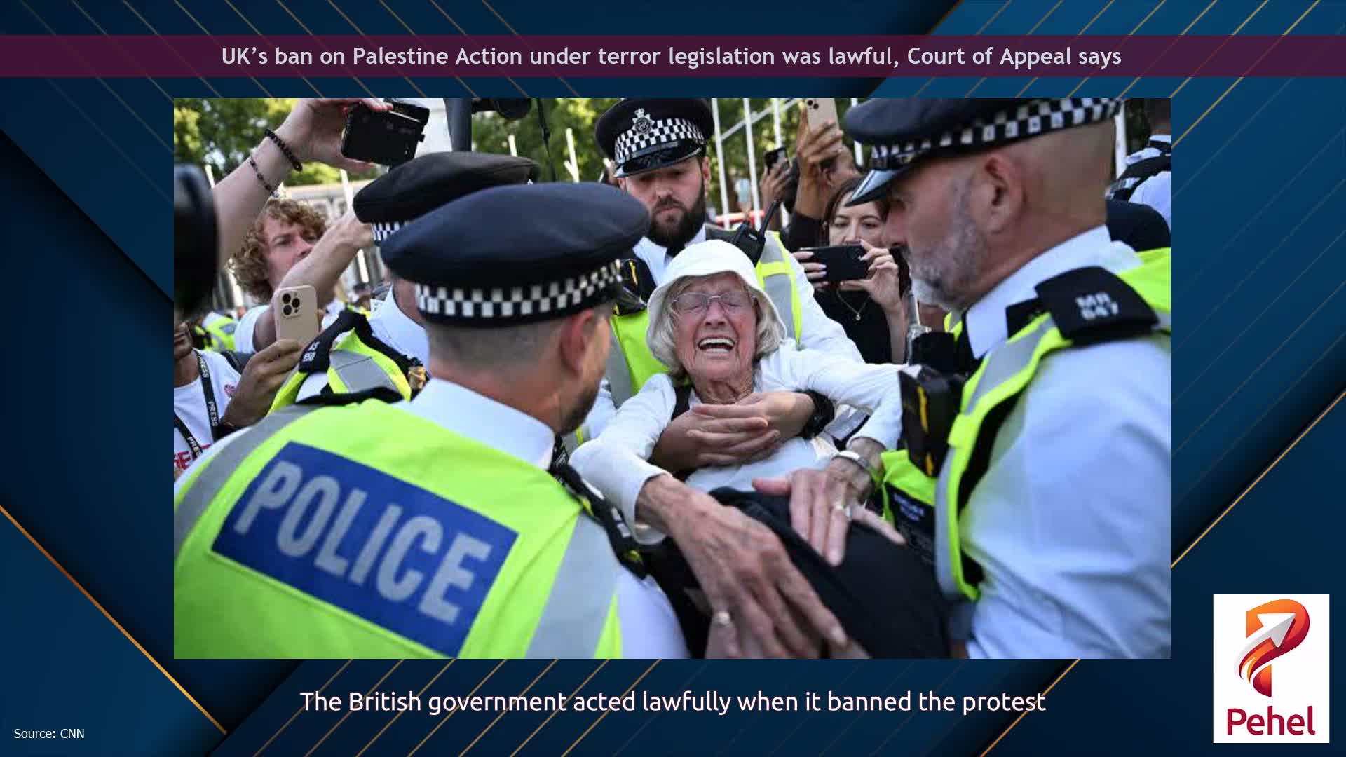 UK’s ban on Palestine Action under terror legislation was lawful, Court of Appeal says