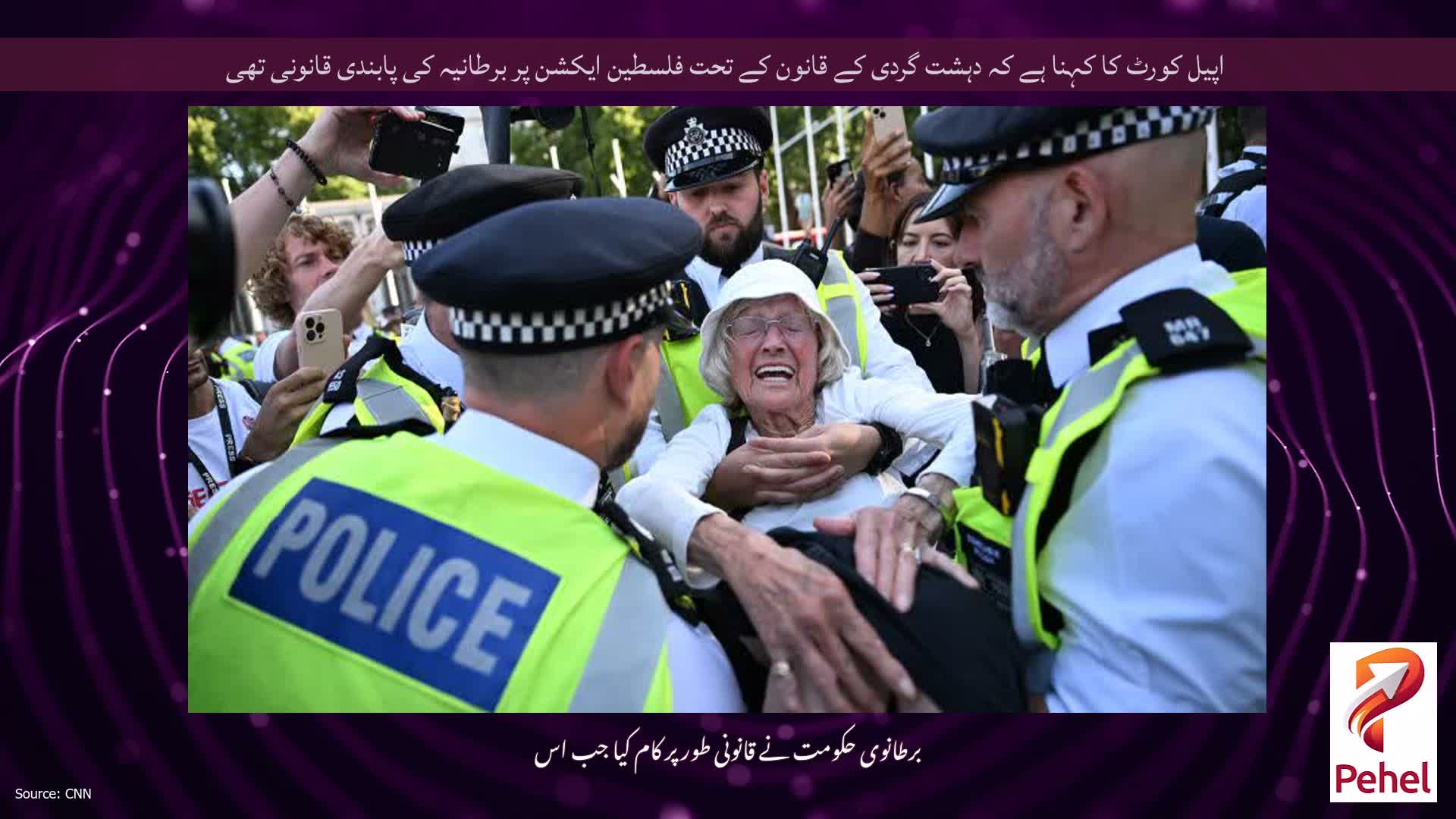اپیل کورٹ کا کہنا ہے کہ دہشت گردی کے قانون کے تحت فلسطین ایکشن پر برطانیہ کی پابندی قانونی تھی