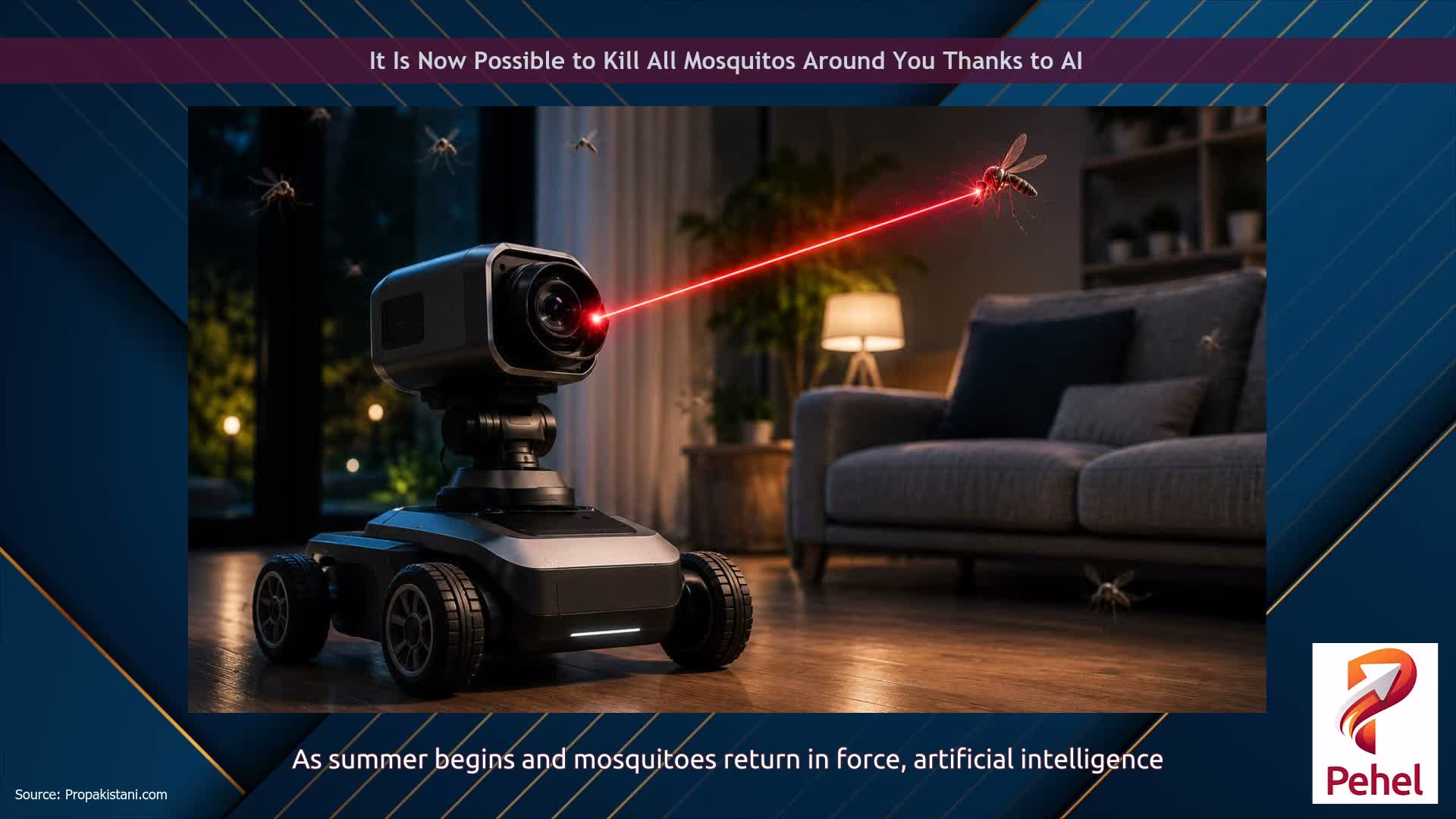 It Is Now Possible to Kill All Mosquitos Around You Thanks to AI