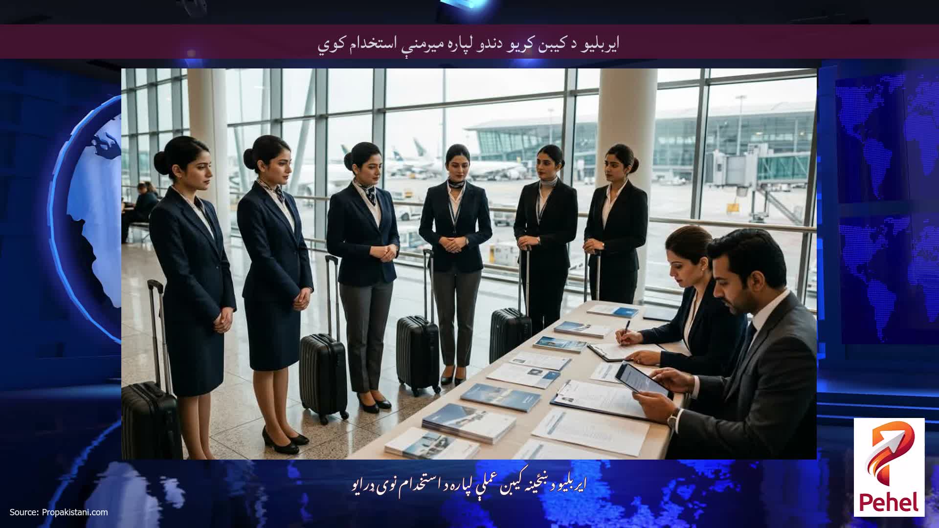 ایربلیو د کیبن کریو دندو لپاره میرمنې استخدام کوي
