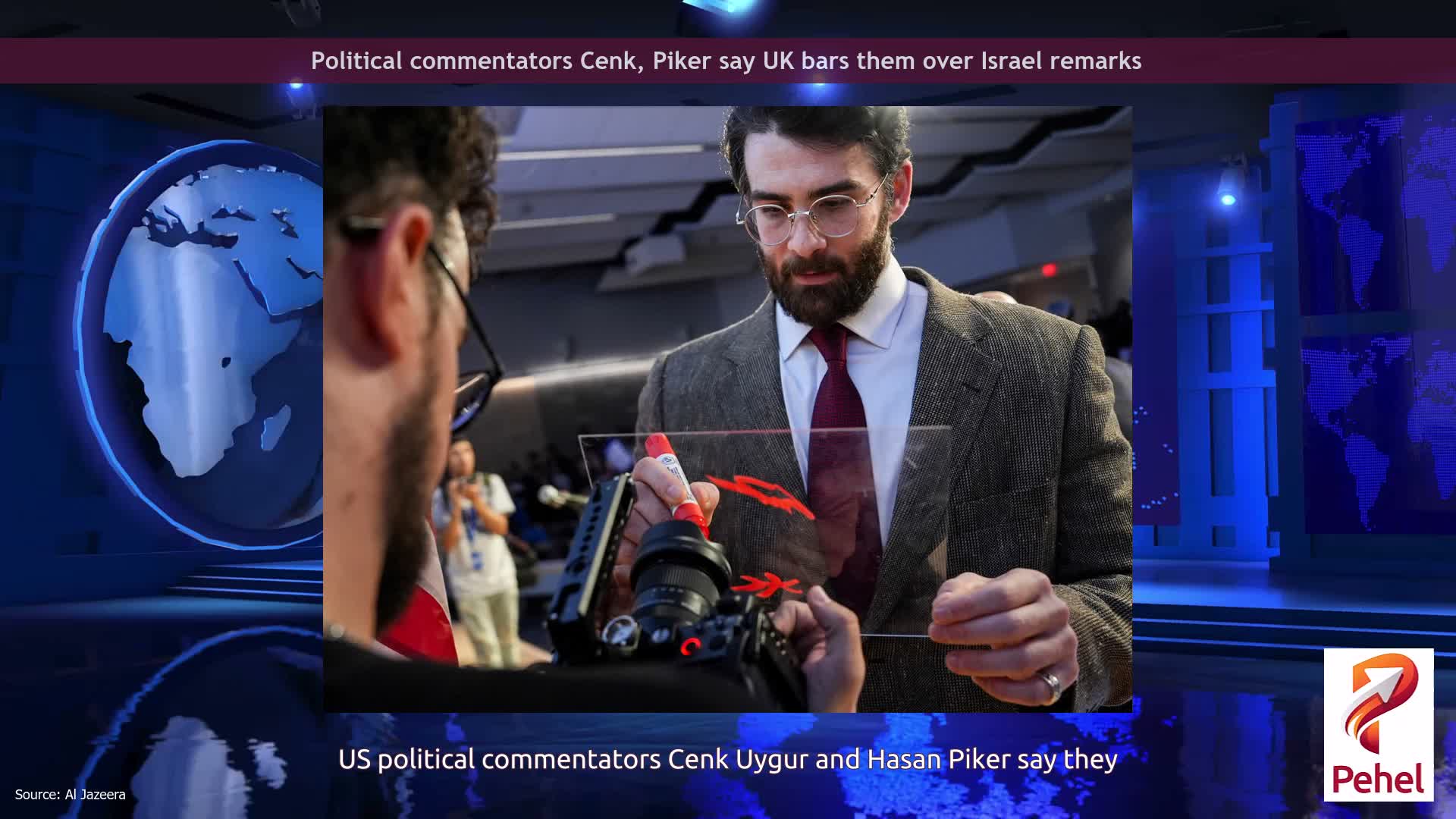 Political commentators Cenk, Piker say UK bars them over Israel remarks