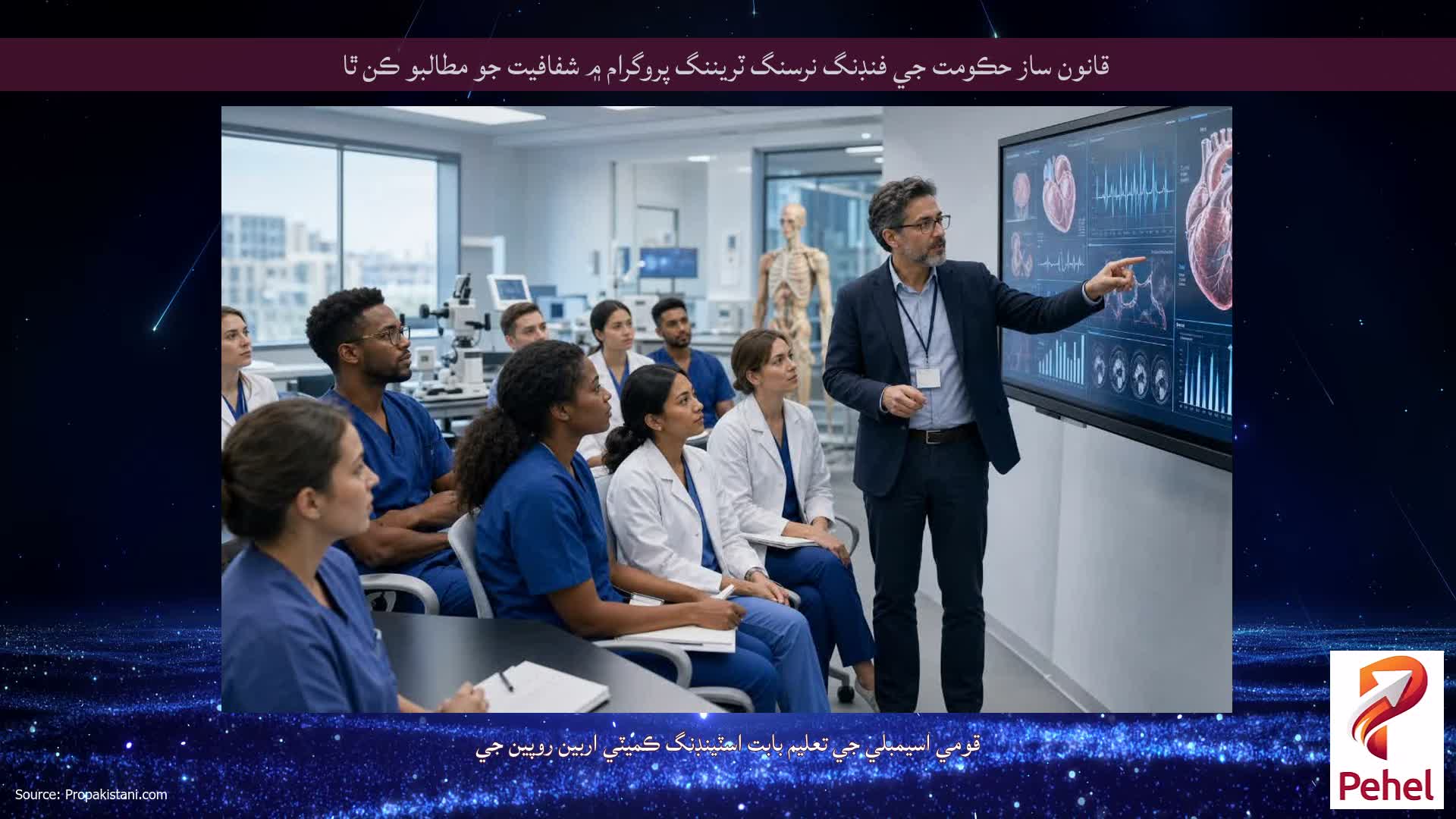 قانون ساز حڪومت جي فنڊنگ نرسنگ ٽريننگ پروگرام ۾ شفافيت جو مطالبو ڪن ٿا