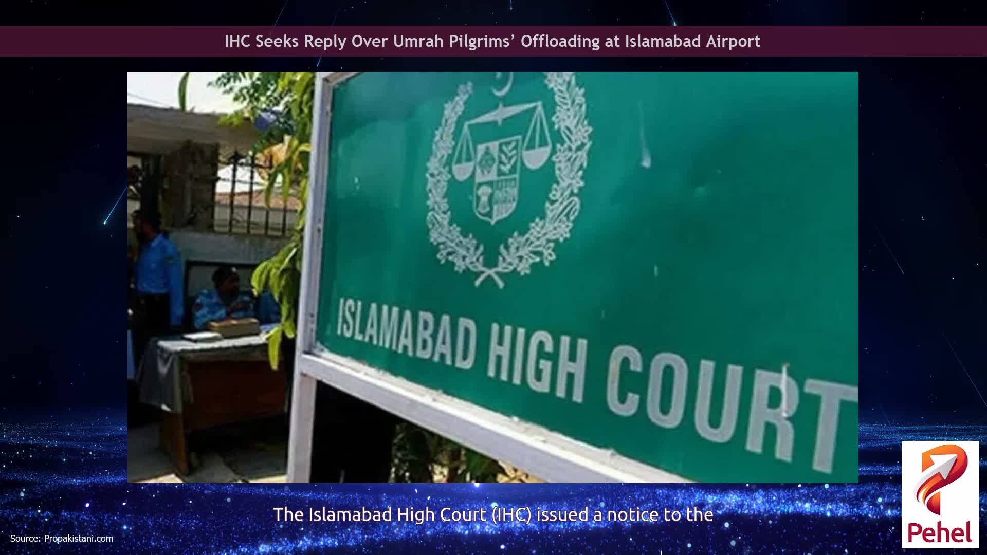 IHC Seeks Reply Over Umrah Pilgrims’ Offloading at Islamabad Airport