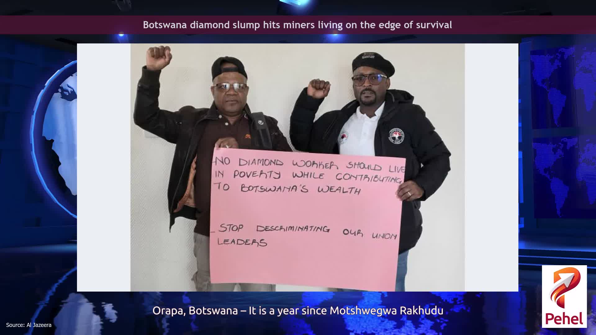 Botswana diamond slump hits miners living on the edge of survival
