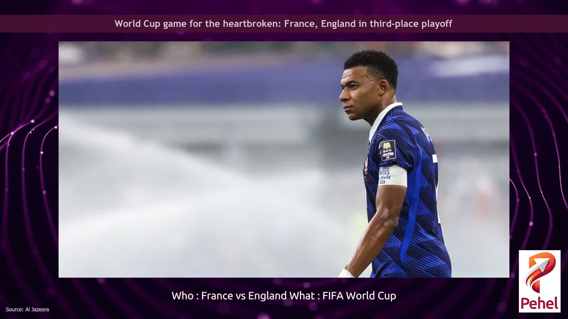World Cup game for the heartbroken: France, England in third-place playoff