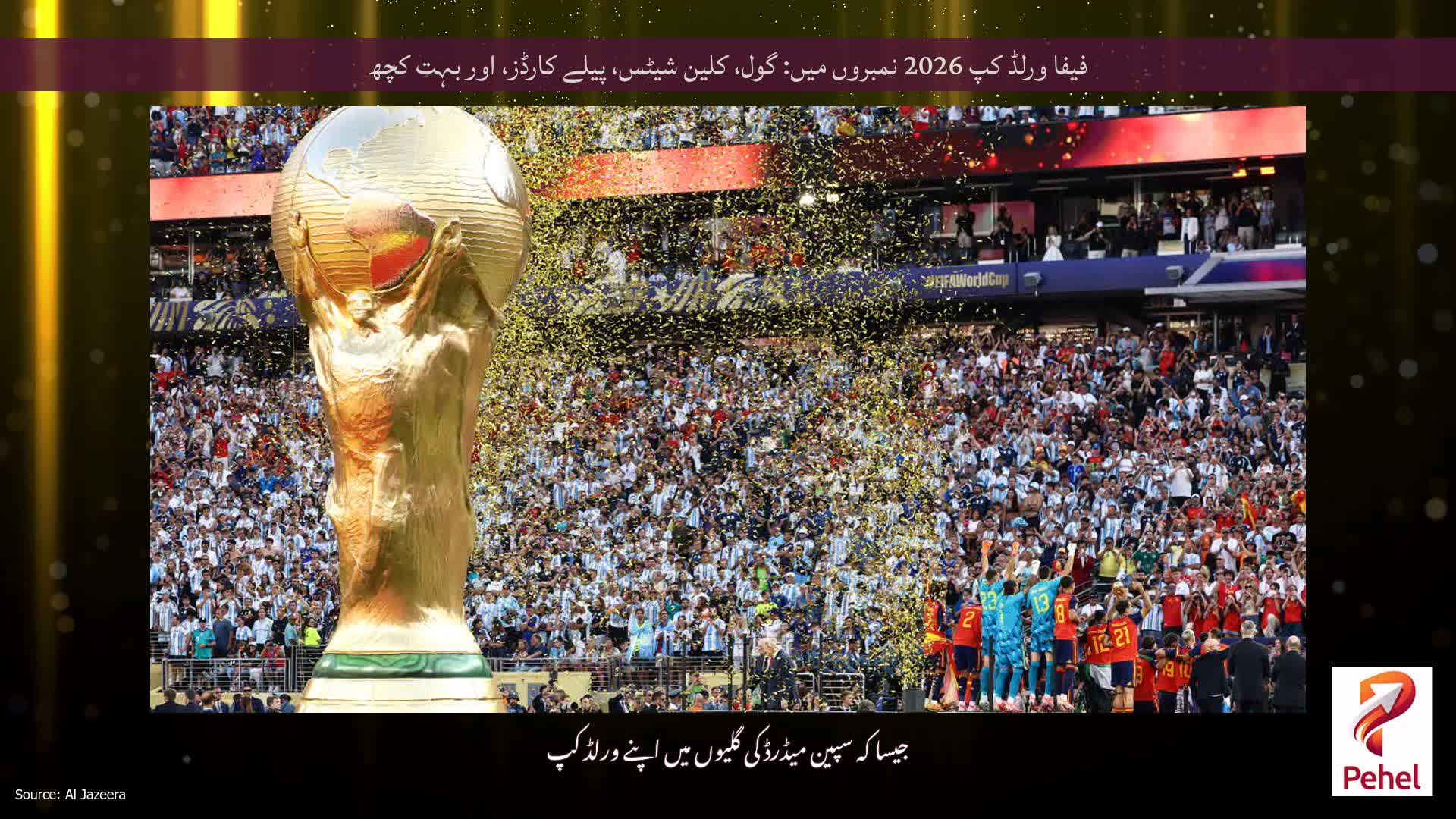 فیفا ورلڈ کپ 2026 نمبروں میں: گول، کلین شیٹس، پیلے کارڈز، اور بہت کچھ