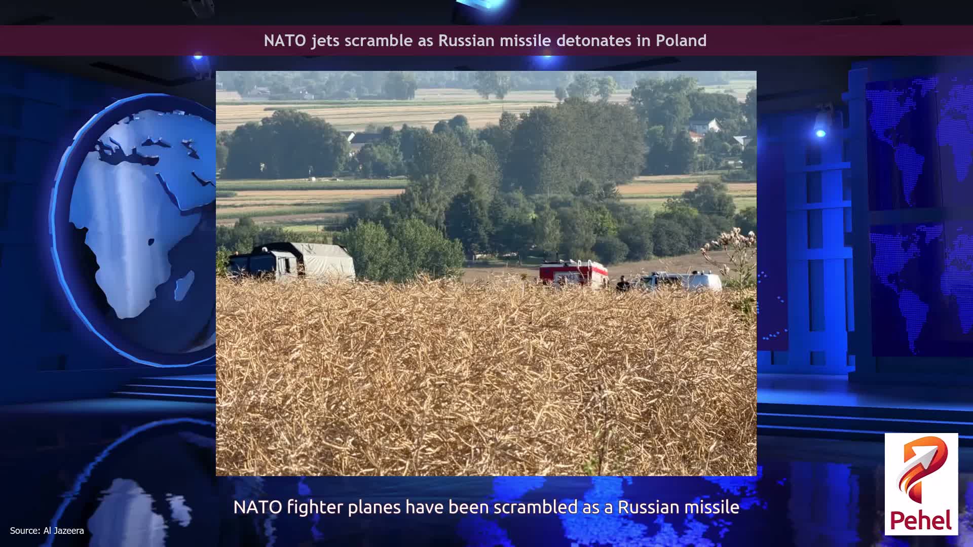 NATO jets scramble as Russian missile detonates in Poland