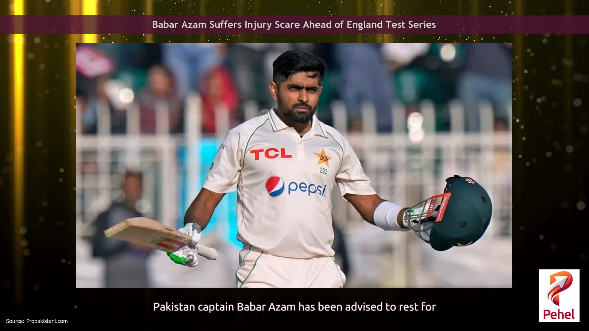 Babar Azam Suffers Injury Scare Ahead of England Test Series