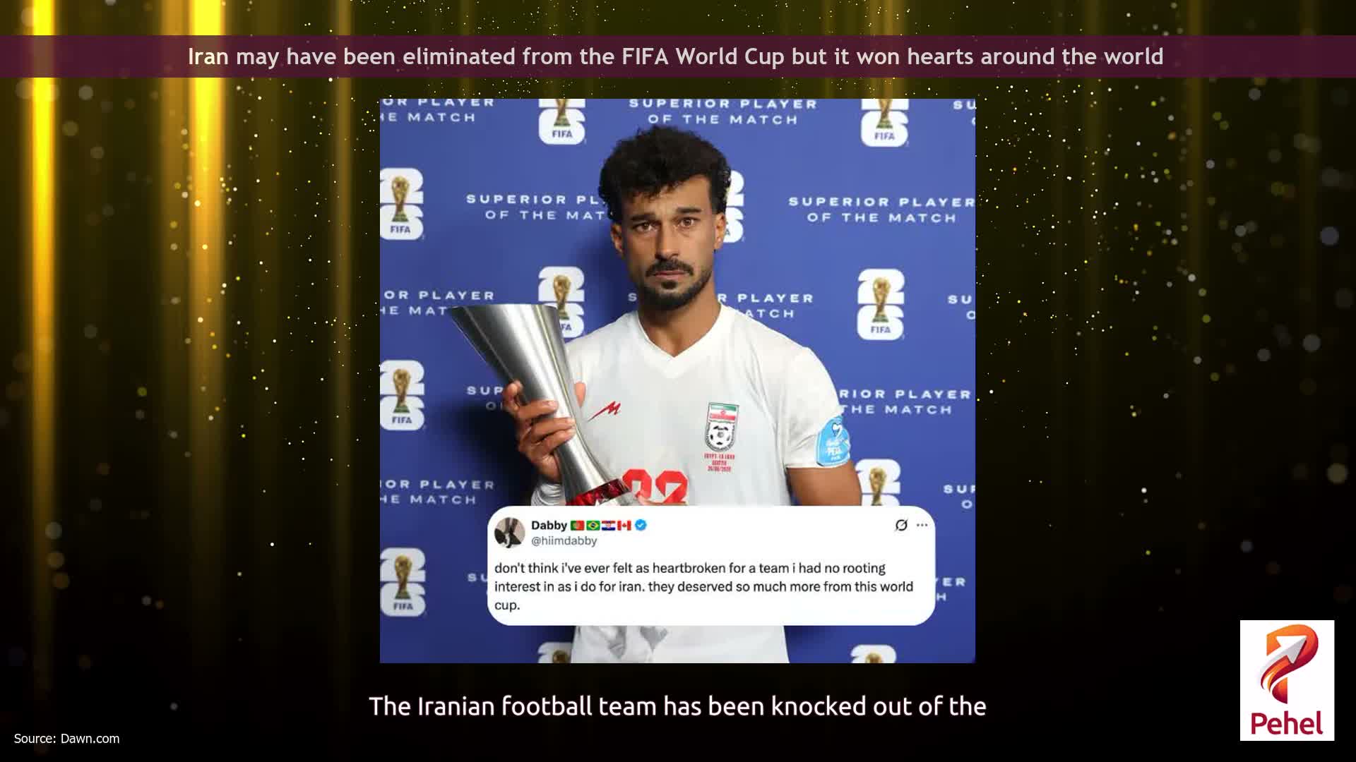 Iran may have been eliminated from the FIFA World Cup but it won hearts around the world