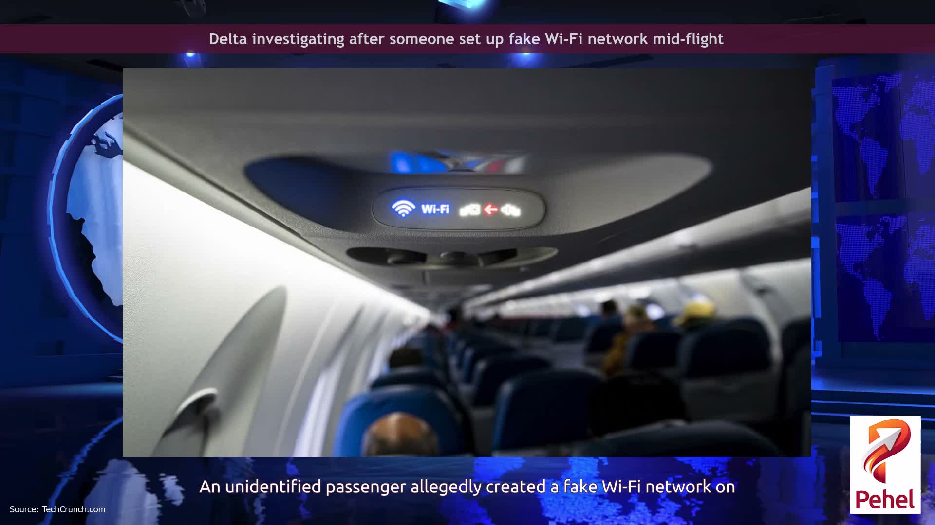 Delta investigating after someone set up fake Wi-Fi network mid-flight