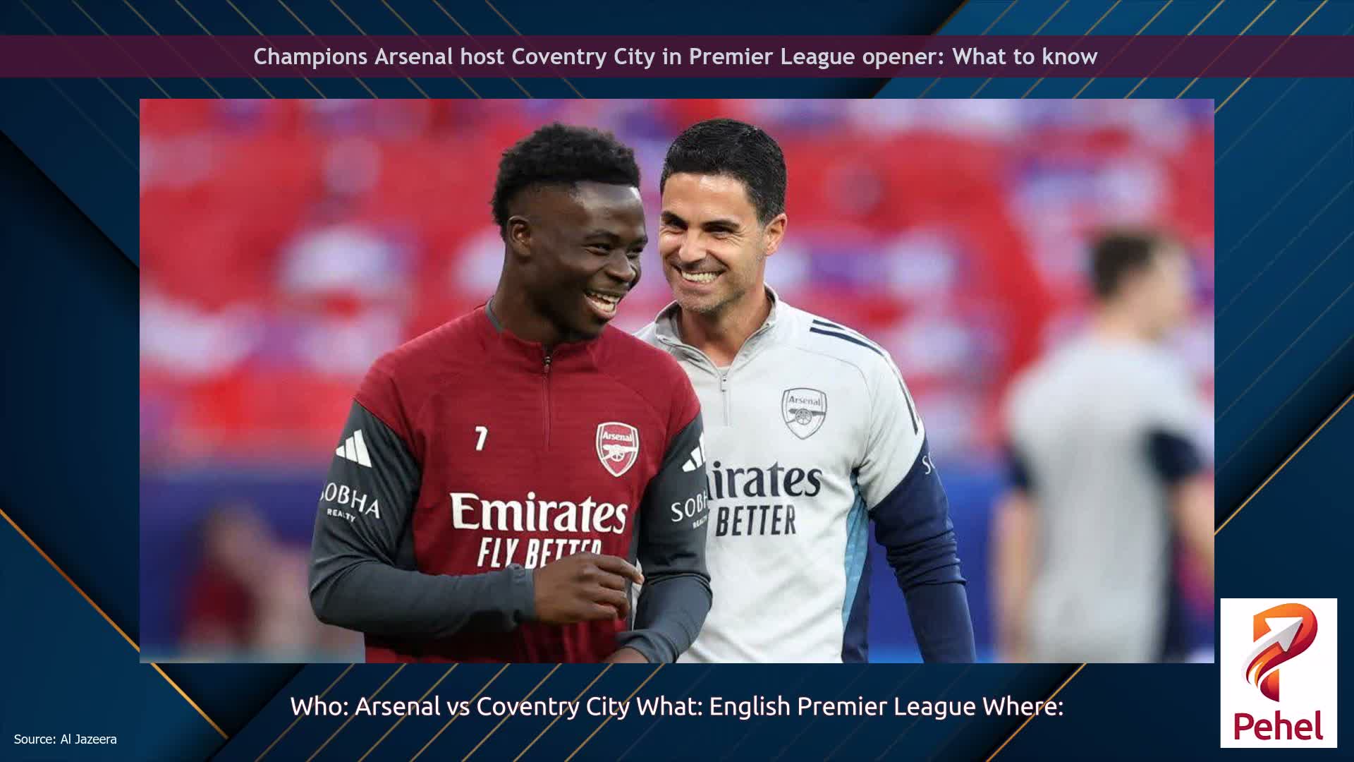 Champions Arsenal host Coventry City in Premier League opener: What to know
