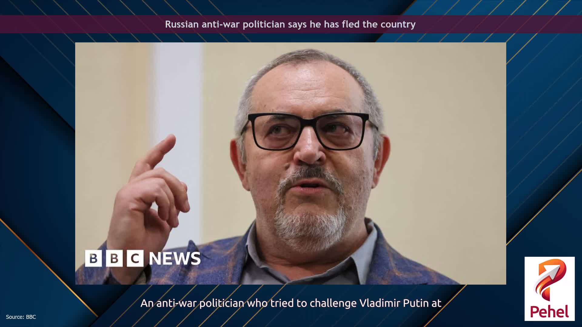 Russian anti-war politician says he has fled the country