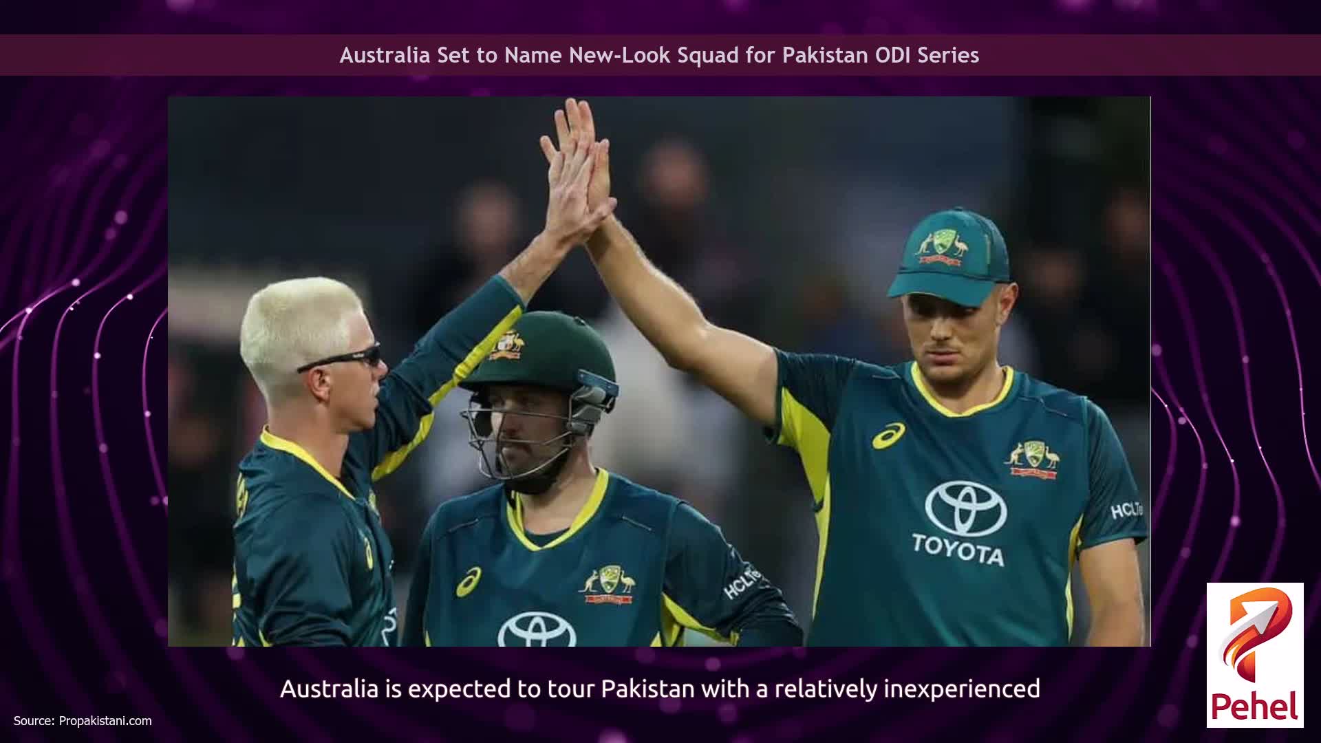 Australia Set to Name New-Look Squad for Pakistan ODI Series