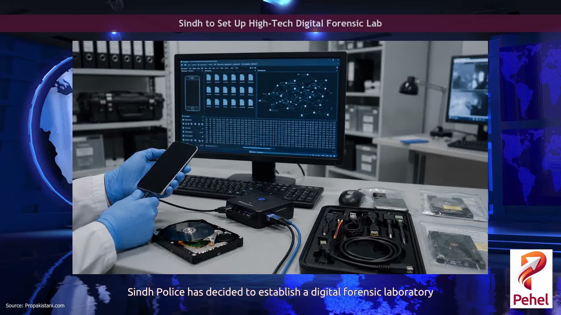 Sindh to Set Up High-Tech Digital Forensic Lab