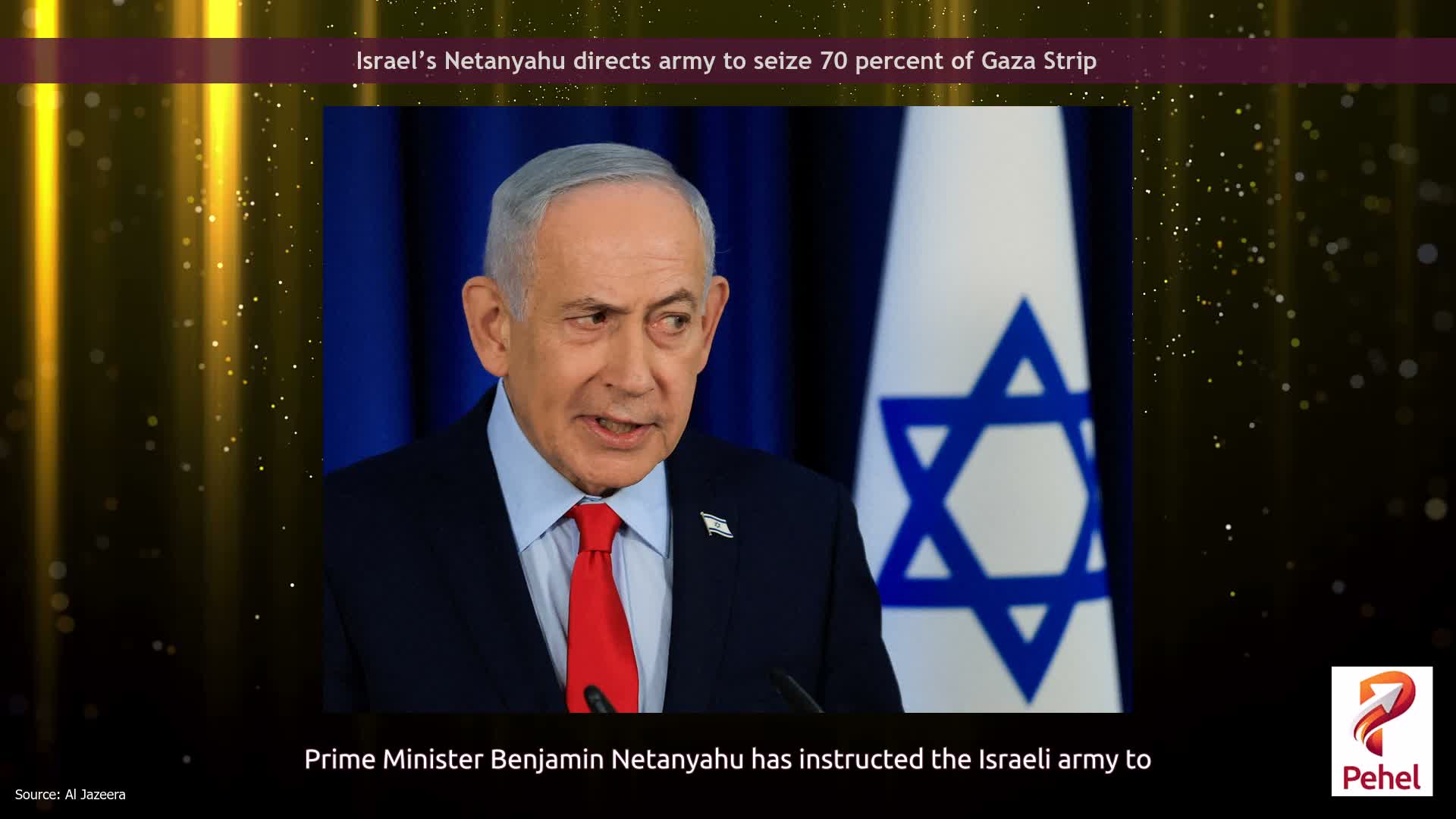 Israel’s Netanyahu directs army to seize 70 percent of Gaza Strip