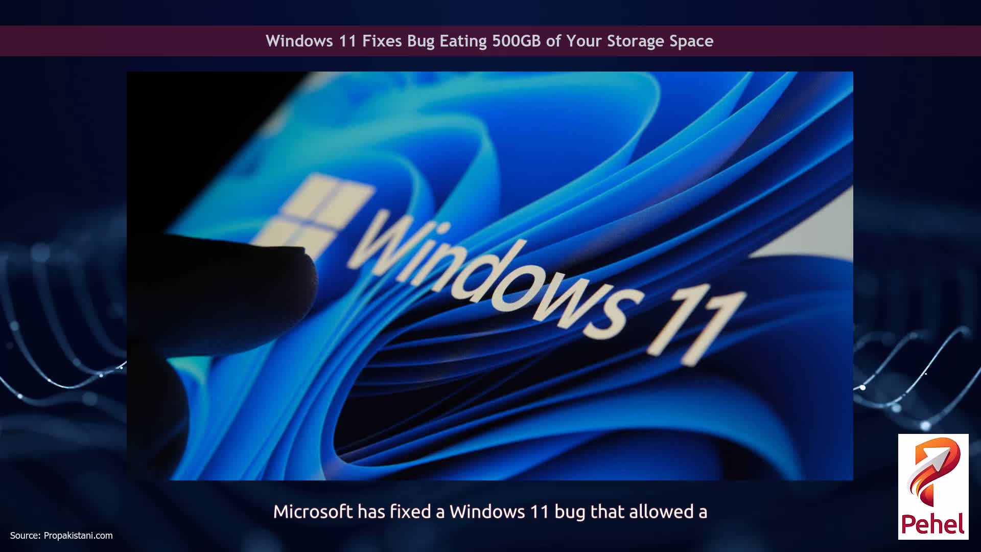 Windows 11 Fixes Bug Eating 500GB of Your Storage Space