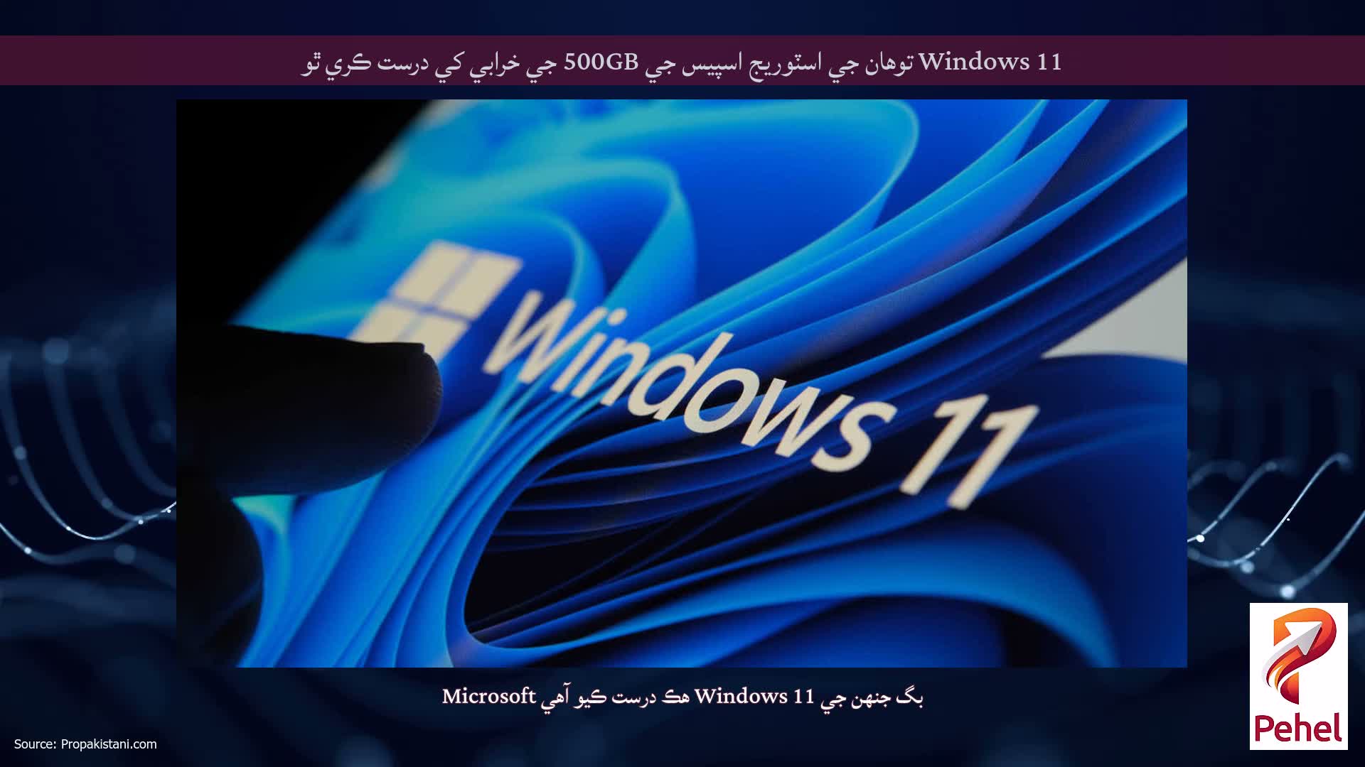 Windows 11 توهان جي اسٽوريج اسپيس جي 500GB جي خرابي کي درست ڪري ٿو
