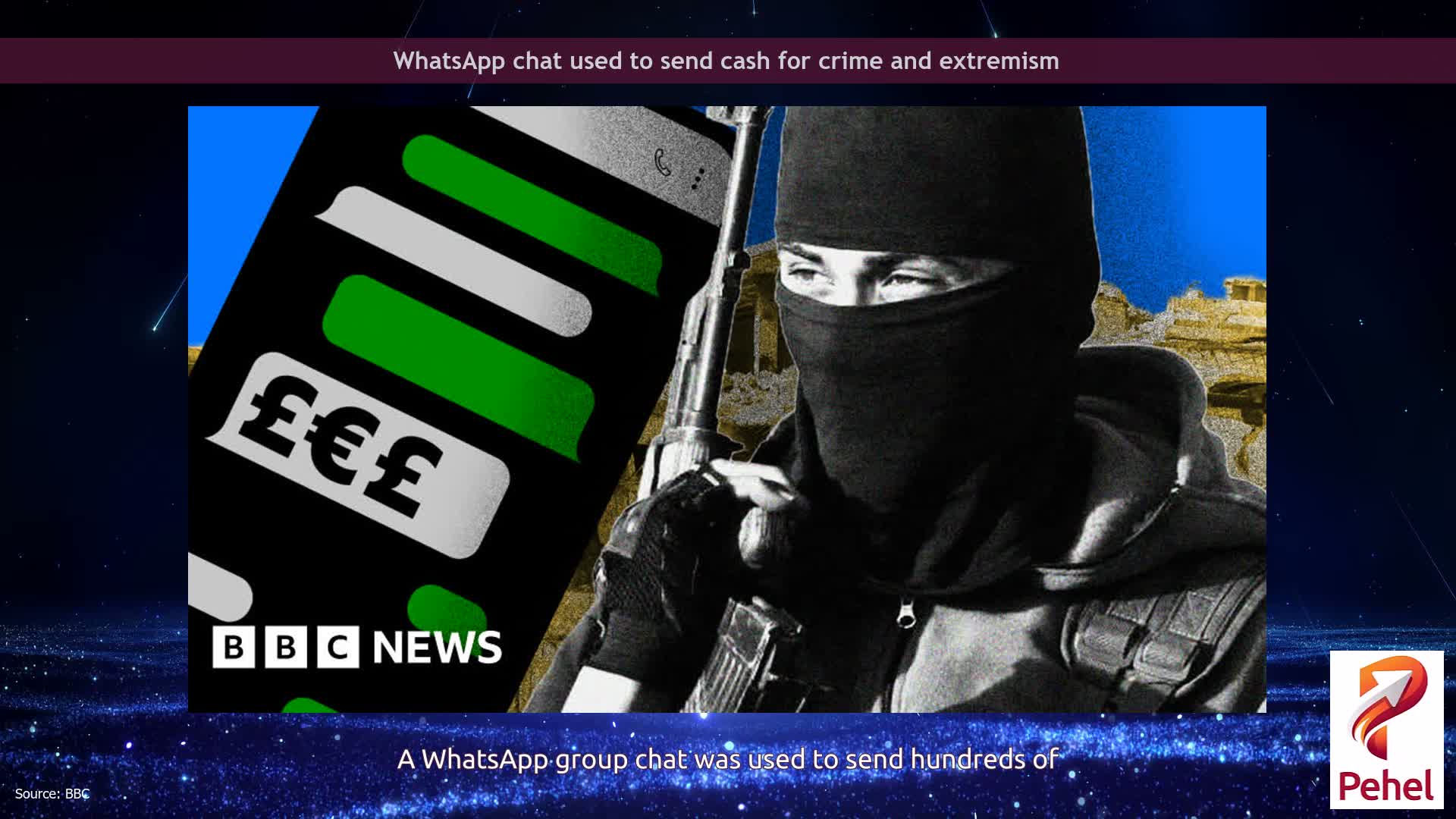 WhatsApp chat used to send cash for crime and extremism