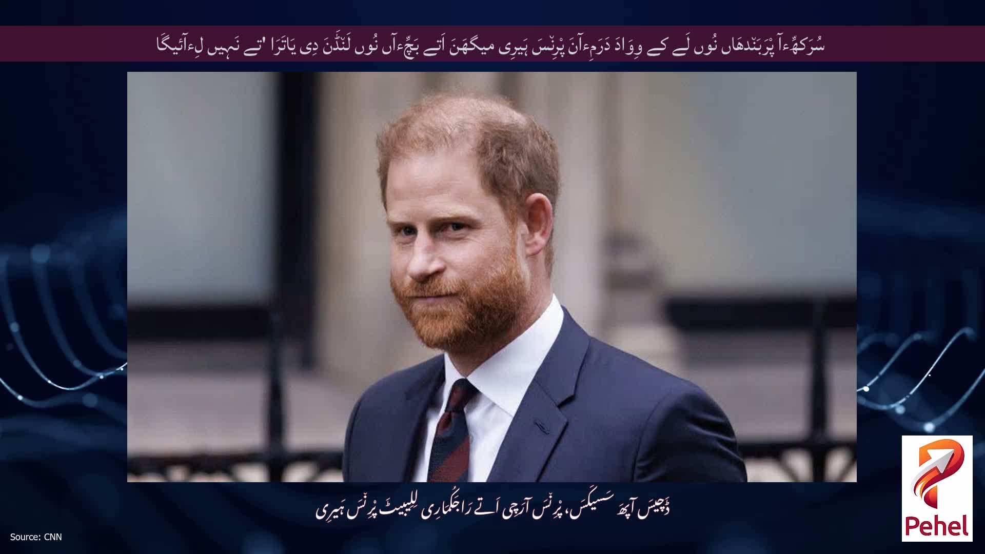 سُرَکھِّءآ پْرَبَن٘دھَاں نُوں لَے کے وِوَادَ دَرَمِءآنَ پْرِن٘سَ ہَیرِی میگھَنَ اَتے بَچِّءآں نُوں لَن٘ڈَنَ دِی یَاتَرَا 'تے نَہِیں لِءآئیگَا