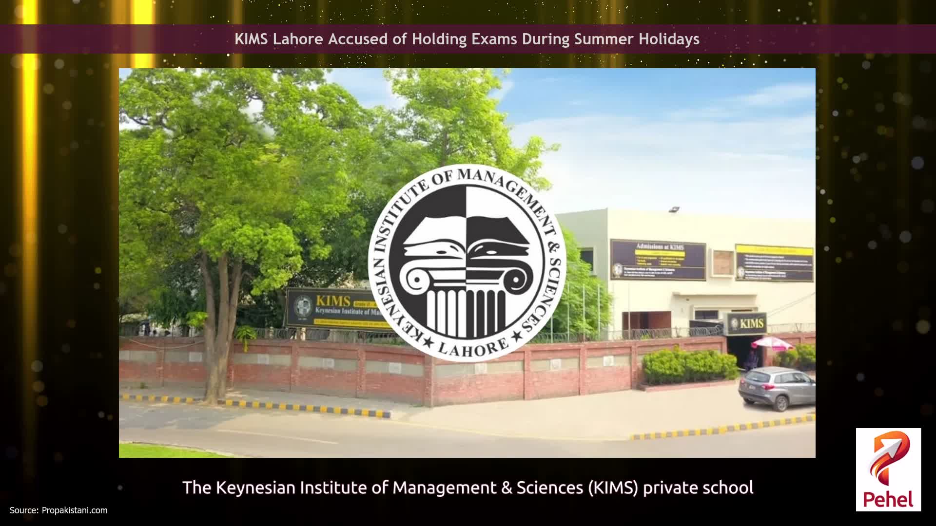 KIMS Lahore Accused of Holding Exams During Summer Holidays