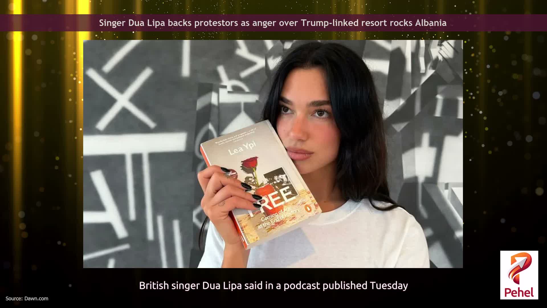 Singer Dua Lipa backs protestors as anger over Trump-linked resort rocks Albania