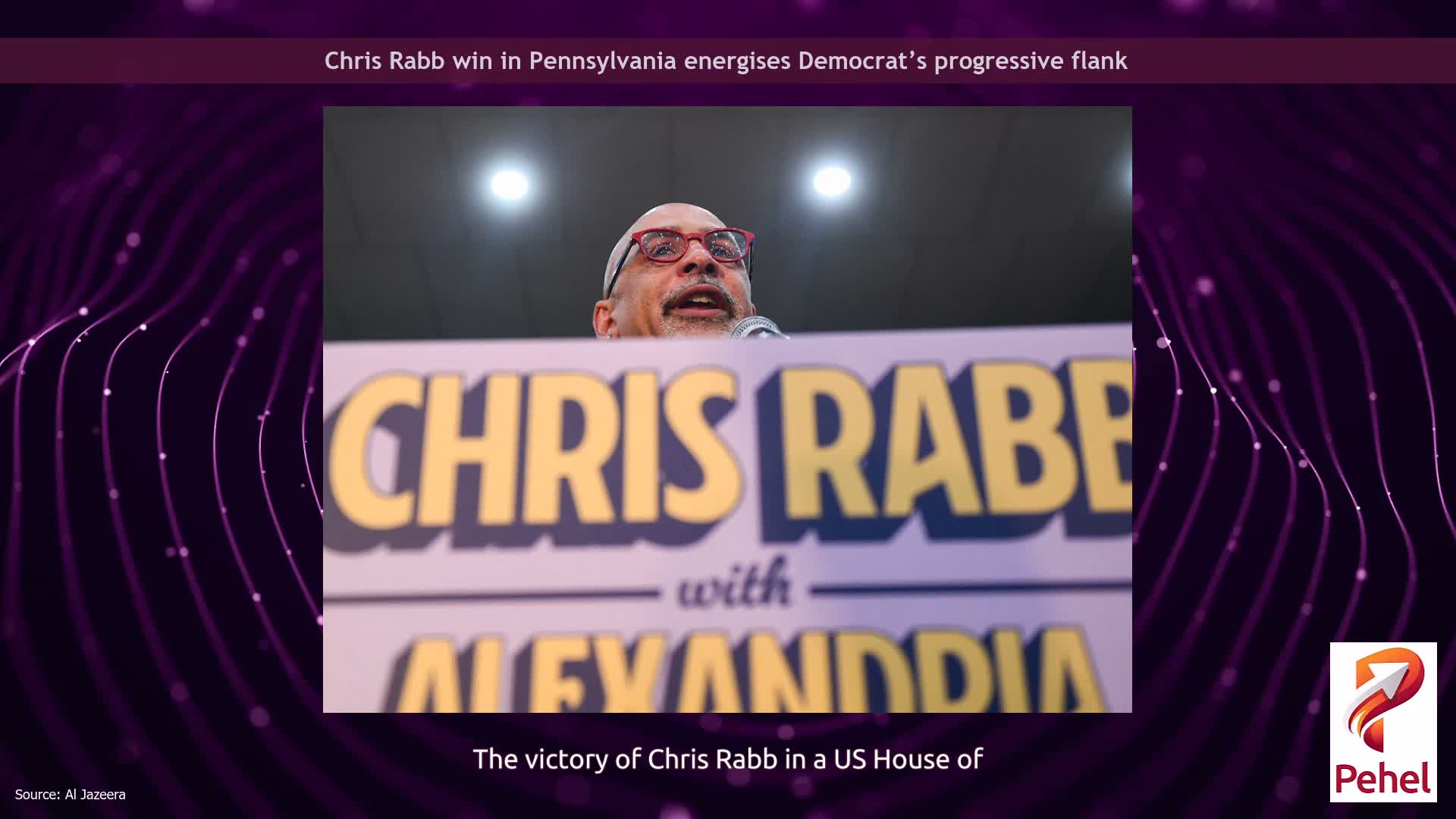 Chris Rabb win in Pennsylvania energises Democrat’s progressive flank
