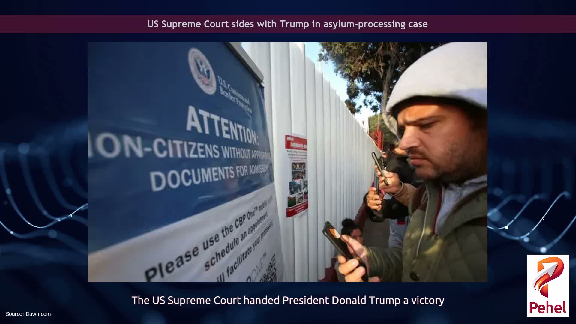 US Supreme Court sides with Trump in asylum-processing case