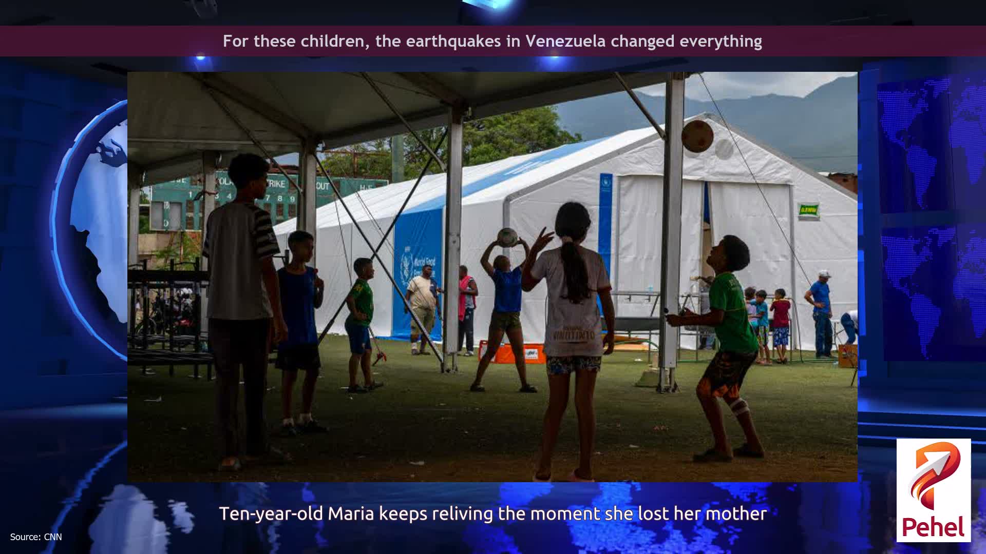 For these children, the earthquakes in Venezuela changed everything