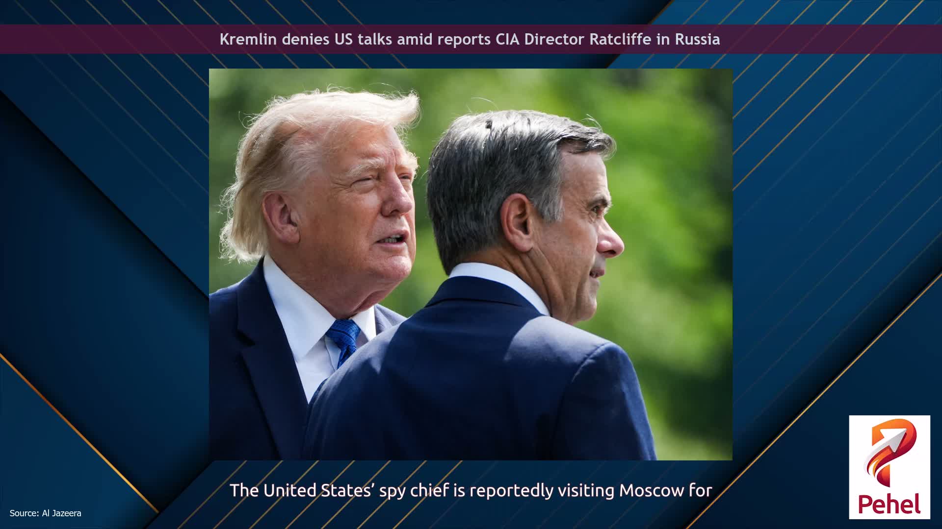Kremlin denies US talks amid reports CIA Director Ratcliffe in Russia