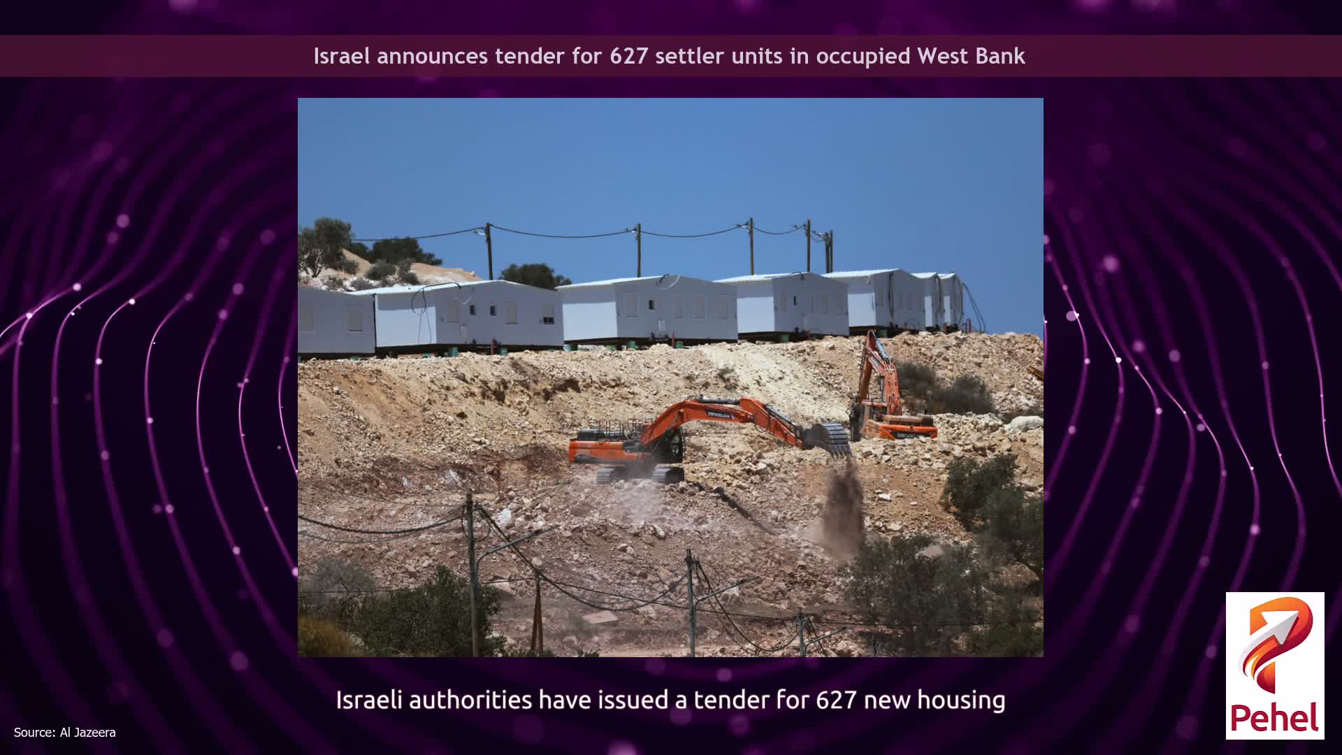 Israel announces tender for 627 settler units in occupied West Bank