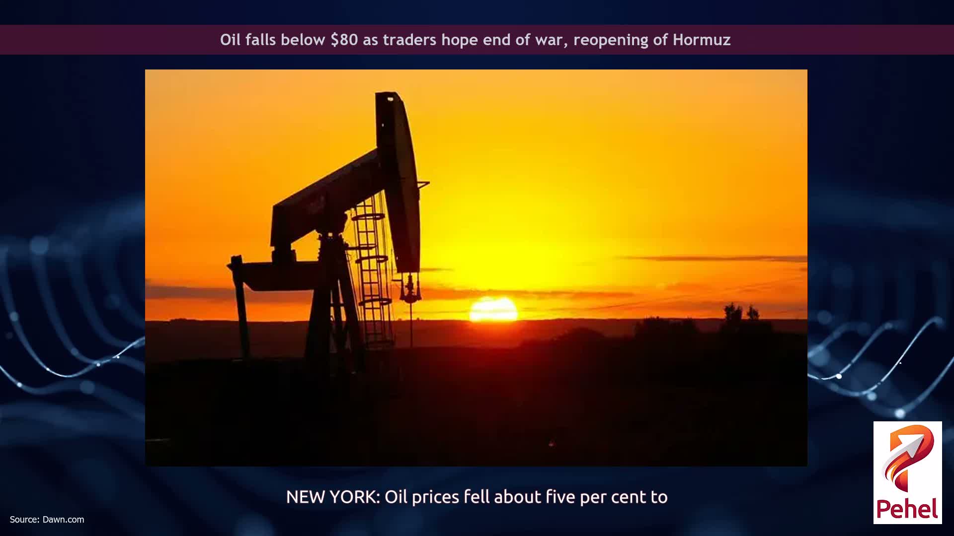 Oil falls below $80 as traders hope end of war, reopening of Hormuz