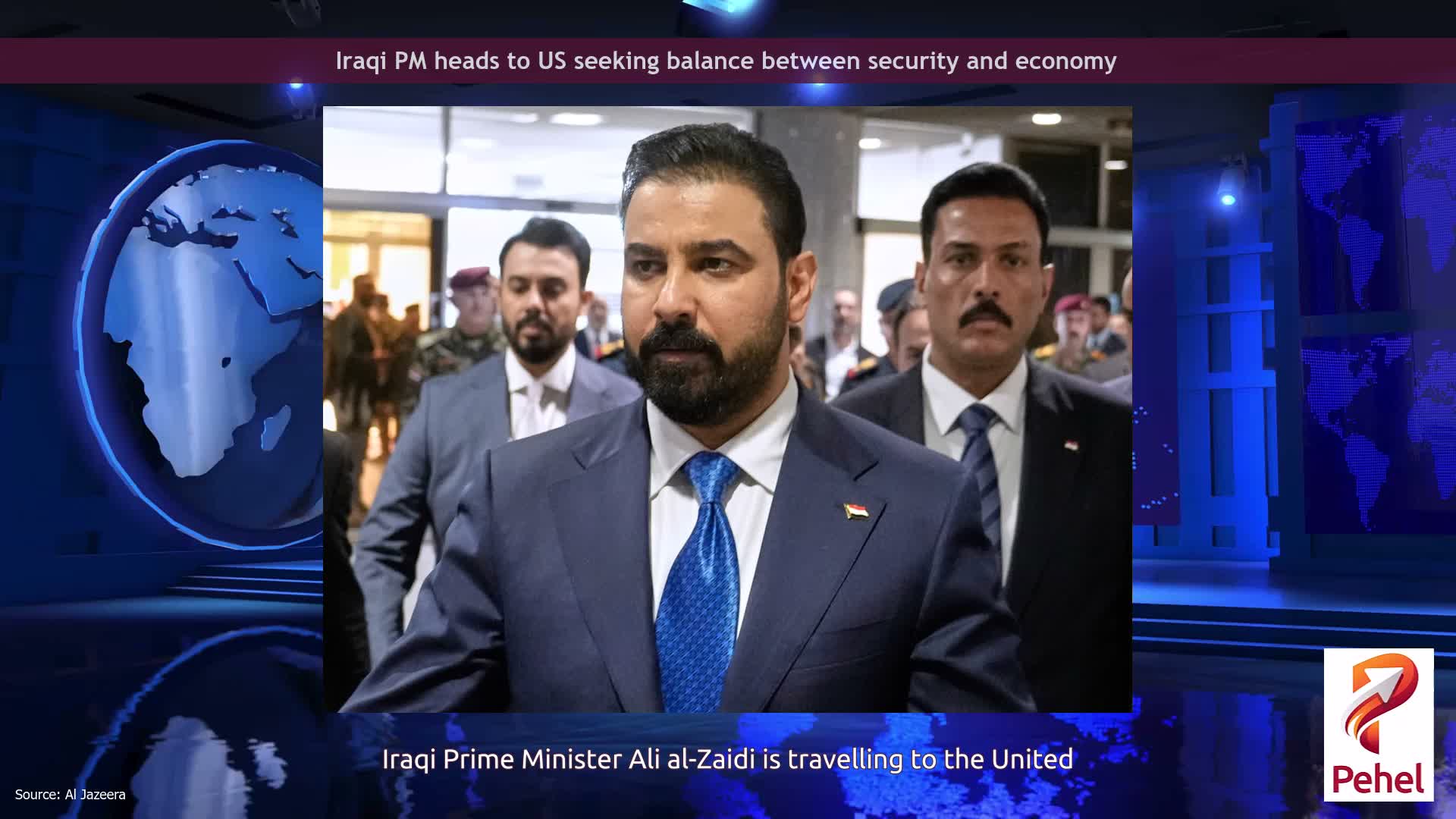 Iraqi PM heads to US seeking balance between security and economy
