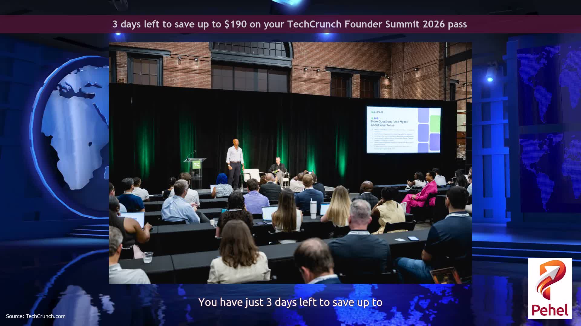 3 days left to save up to $190 on your TechCrunch Founder Summit 2026 pass