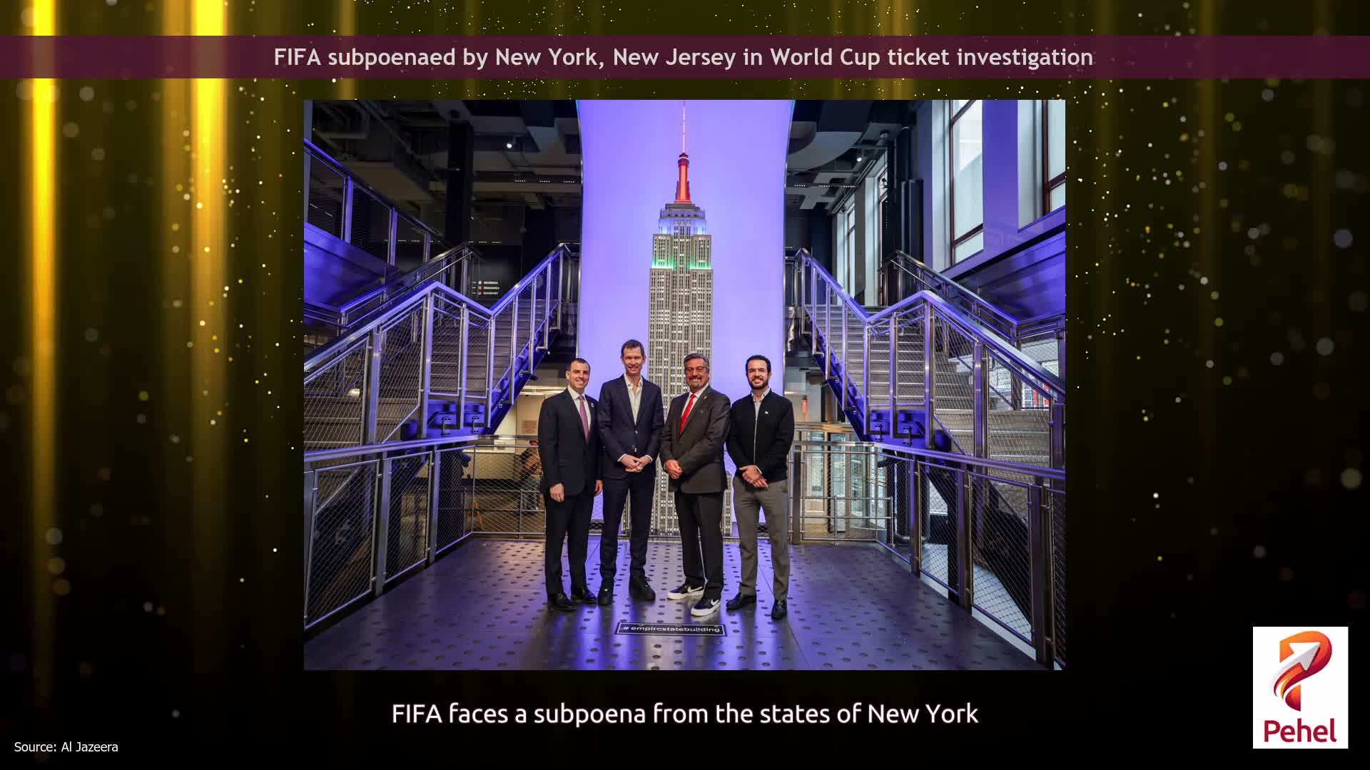 FIFA subpoenaed by New York, New Jersey in World Cup ticket investigation