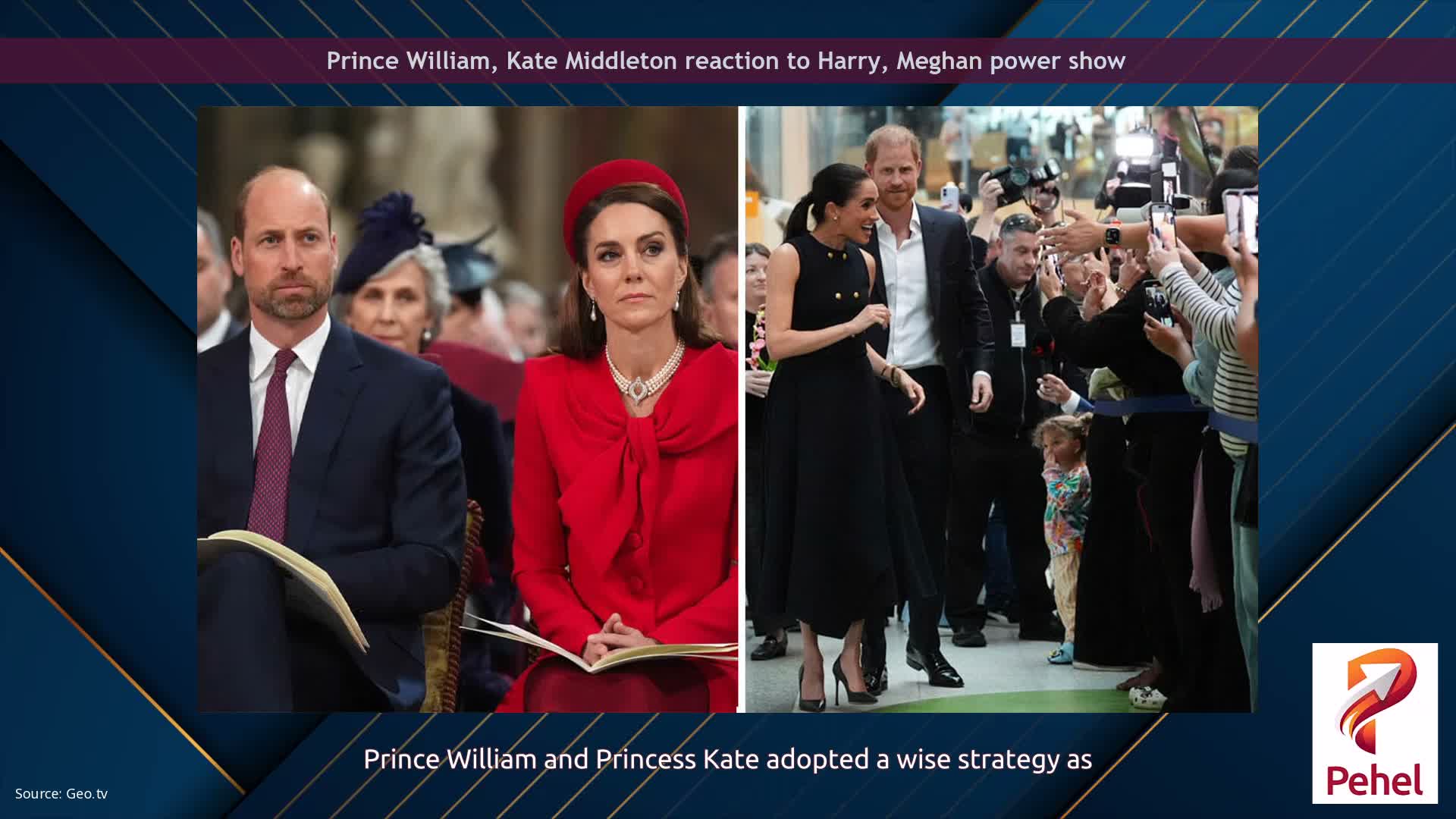 Prince William, Kate Middleton reaction to Harry, Meghan power show