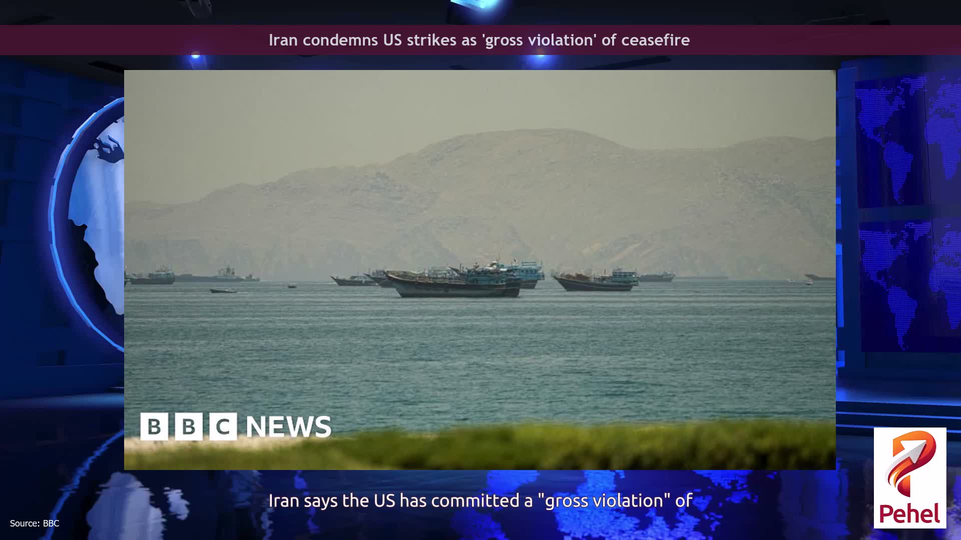 Iran condemns US strikes as 'gross violation' of ceasefire