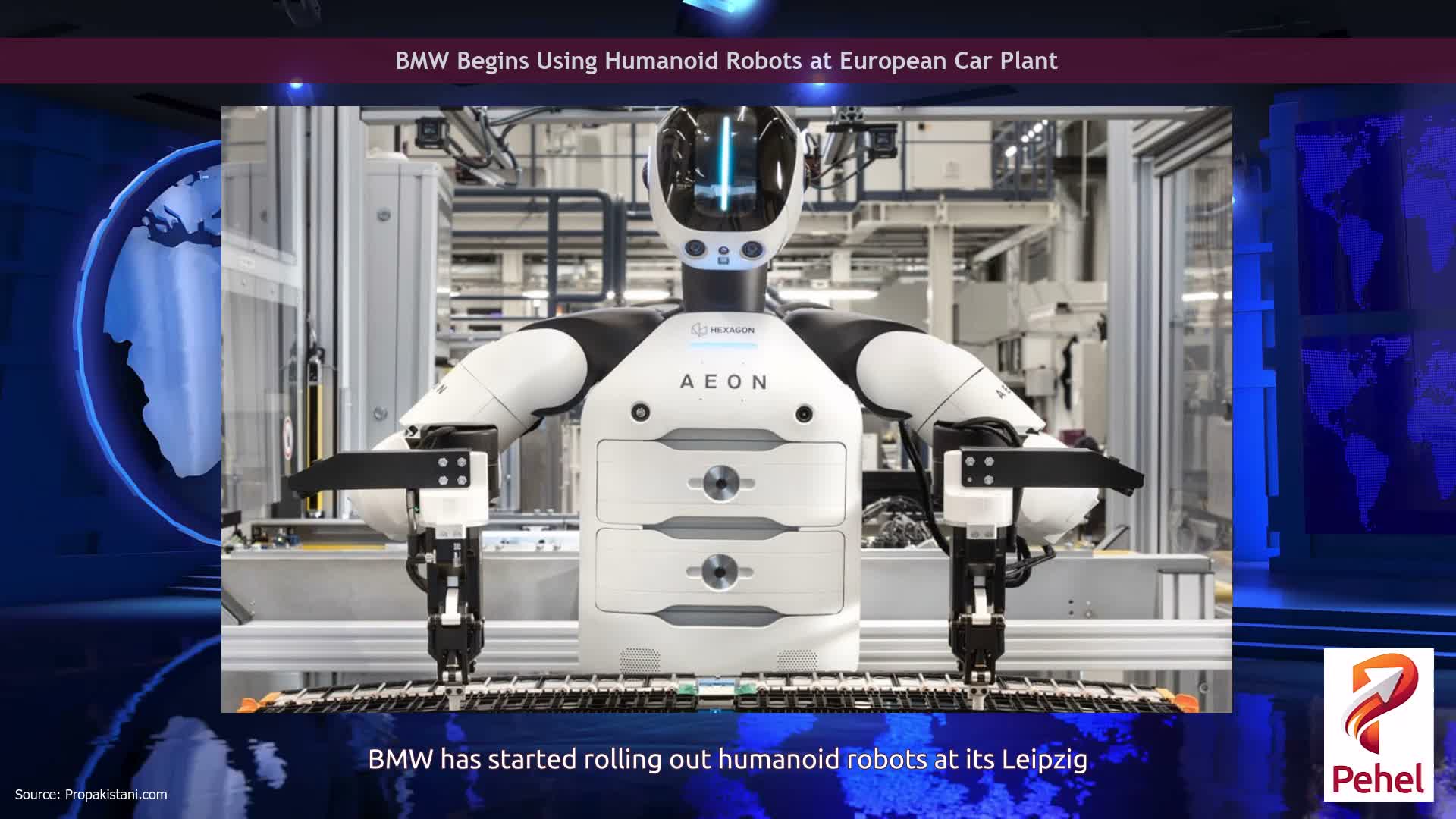 BMW Begins Using Humanoid Robots at European Car Plant