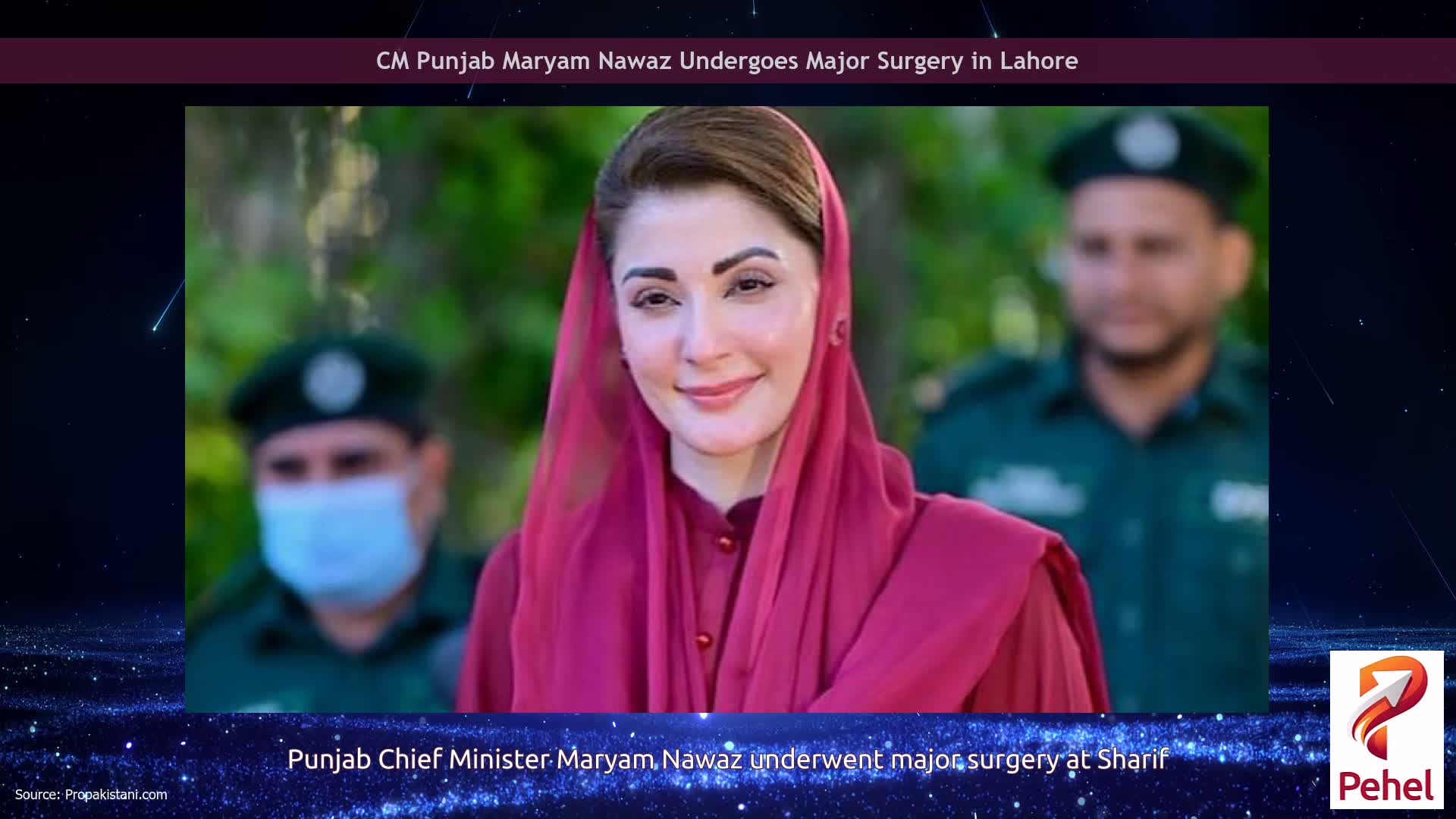 CM Punjab Maryam Nawaz Undergoes Major Surgery in Lahore