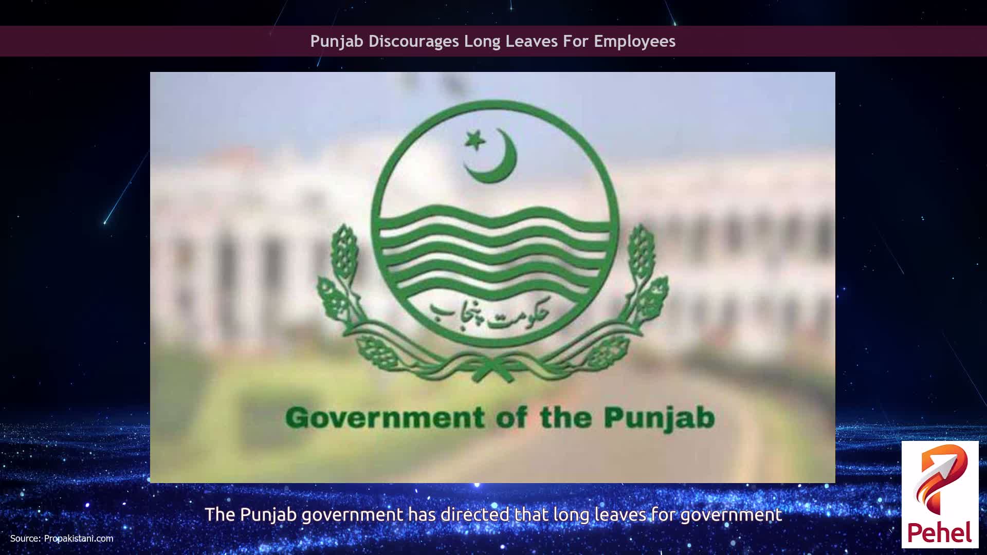Punjab Discourages Long Leaves For Employees