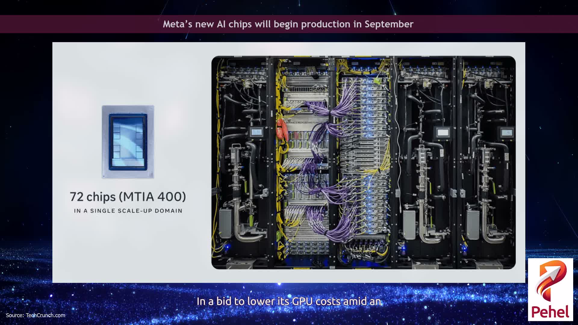 Meta’s new AI chips will begin production in September